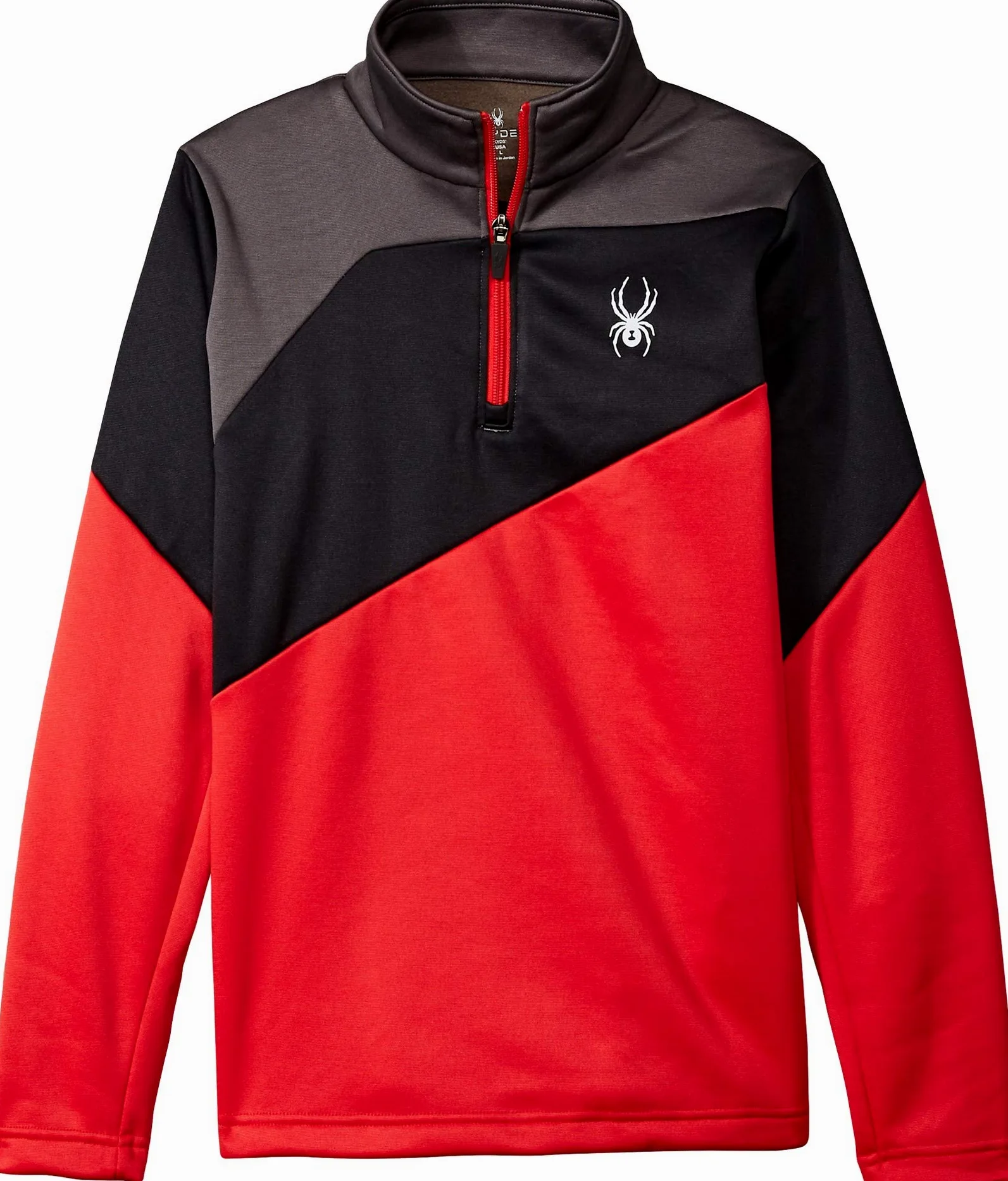 Spyder koszule sportowe Chłopcy Spyder Boys' Ambush Half Zip T-neck
