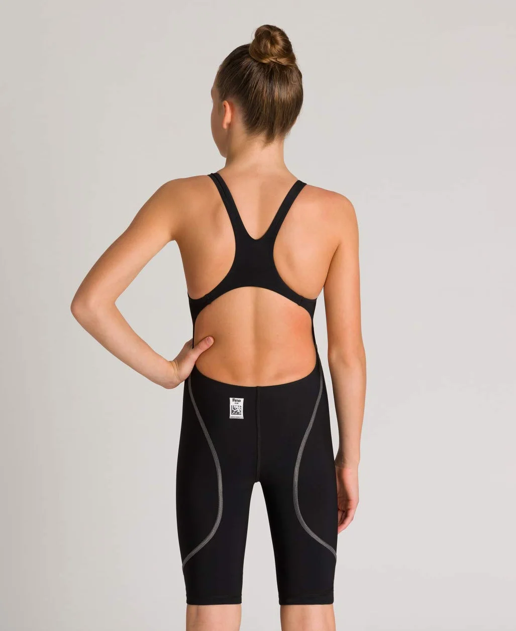 Arena Dziewczynki Powerskin St 2.0 2776 Strój Kąpielowy, Czarny, 128 cm