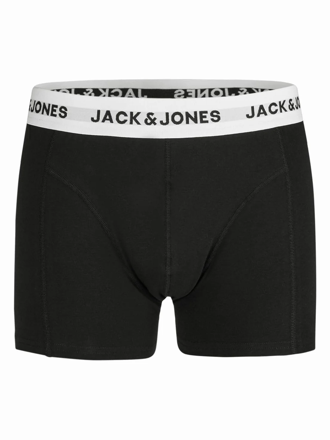 JACK & JONES Bokserki męskie, 10 sztuk, bawełna, basic, bokserki, bielizna retro, zestaw bokserek, czarne białe, S M L XL XXL 3XL