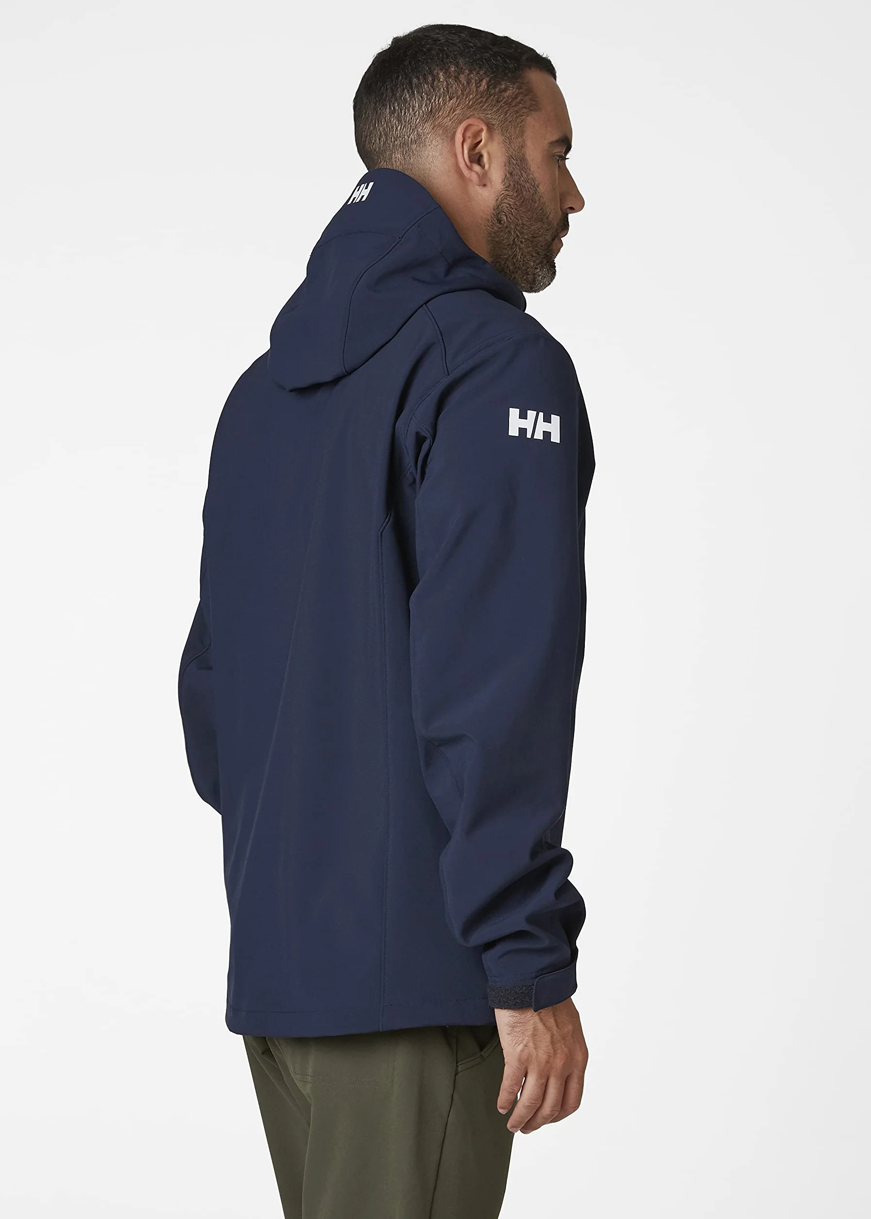 Helly Hansen Mężczyźni Paramount Hooded Softshell Jacket Kurtka Softshell, Granatowy (597 Navy), L