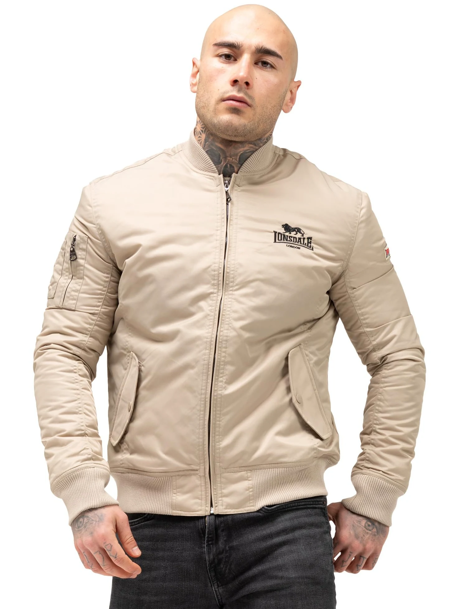 Lonsdale Bluzka Mężczyźni Herren Jacke Schmale Passform Tern Hill