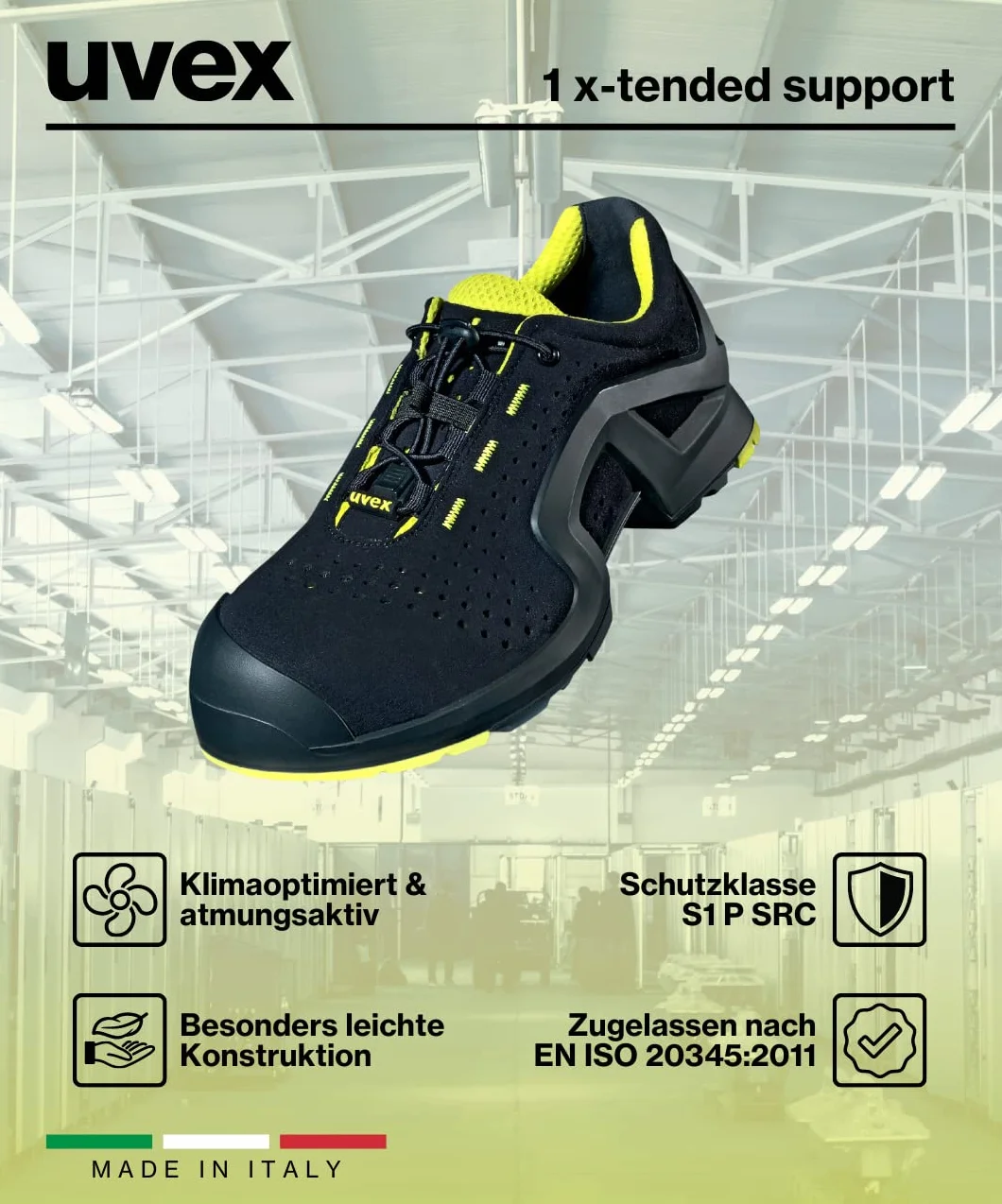 uvex Uvex 1 x-tended Support - buty robocze Mężczyźni