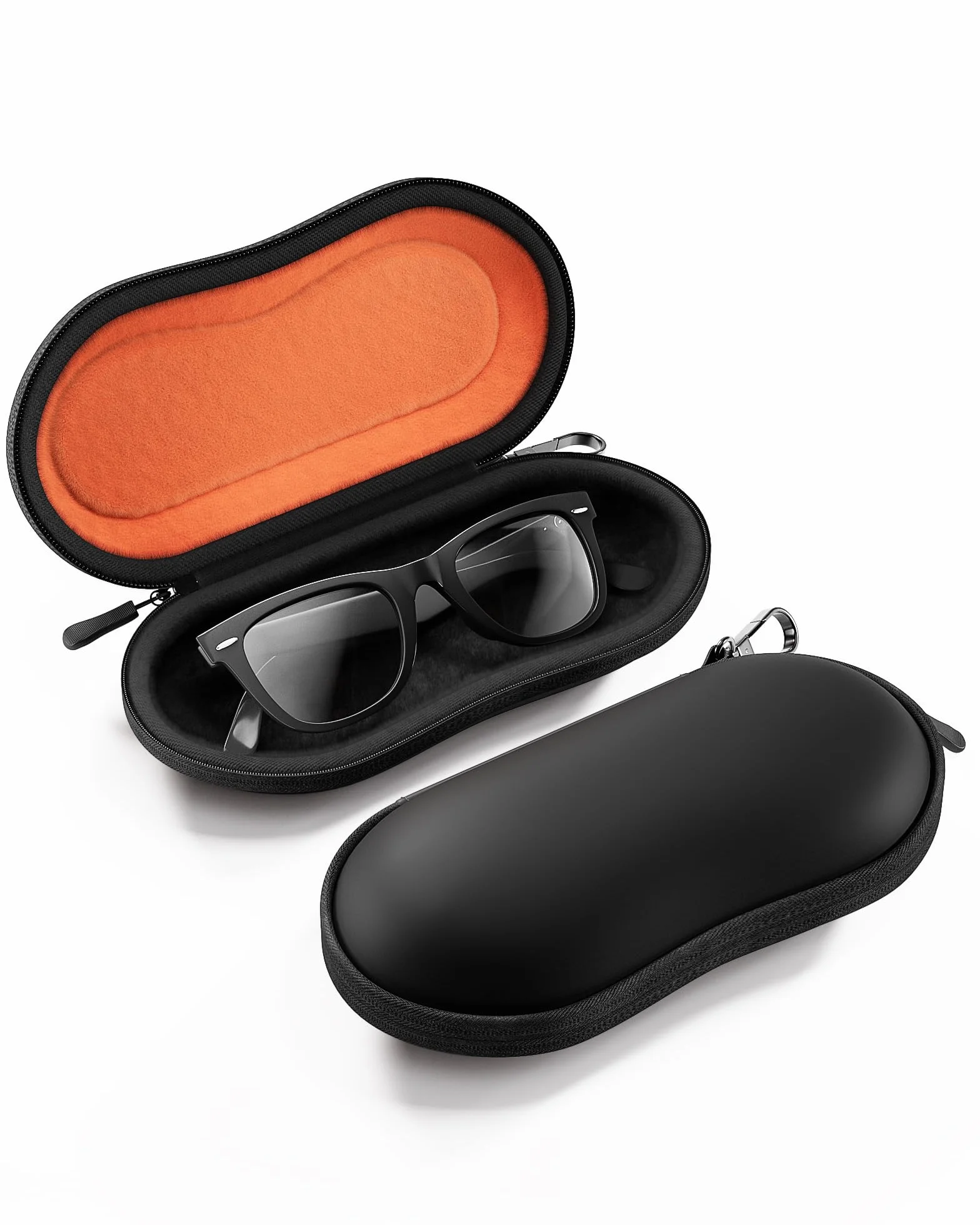 ProCase Etui na okulary, uchwyt na okulary przeciwsłoneczne, organizer na okulary z metalowym haczykiem i aksamitną podszewką, etui do przenoszenia okularów do przechowywania okularów