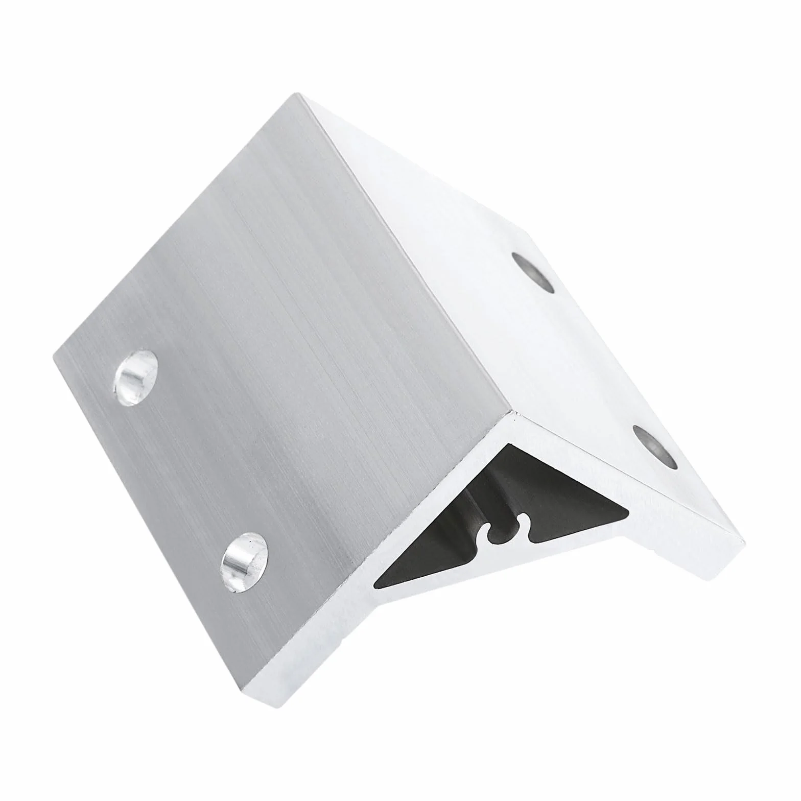 QUARKZMAN 2 szt. kątownik 90° aluminiowy profil kątowy wspornik przegubowy łącznik do serii 8080 (odcień srebrny)