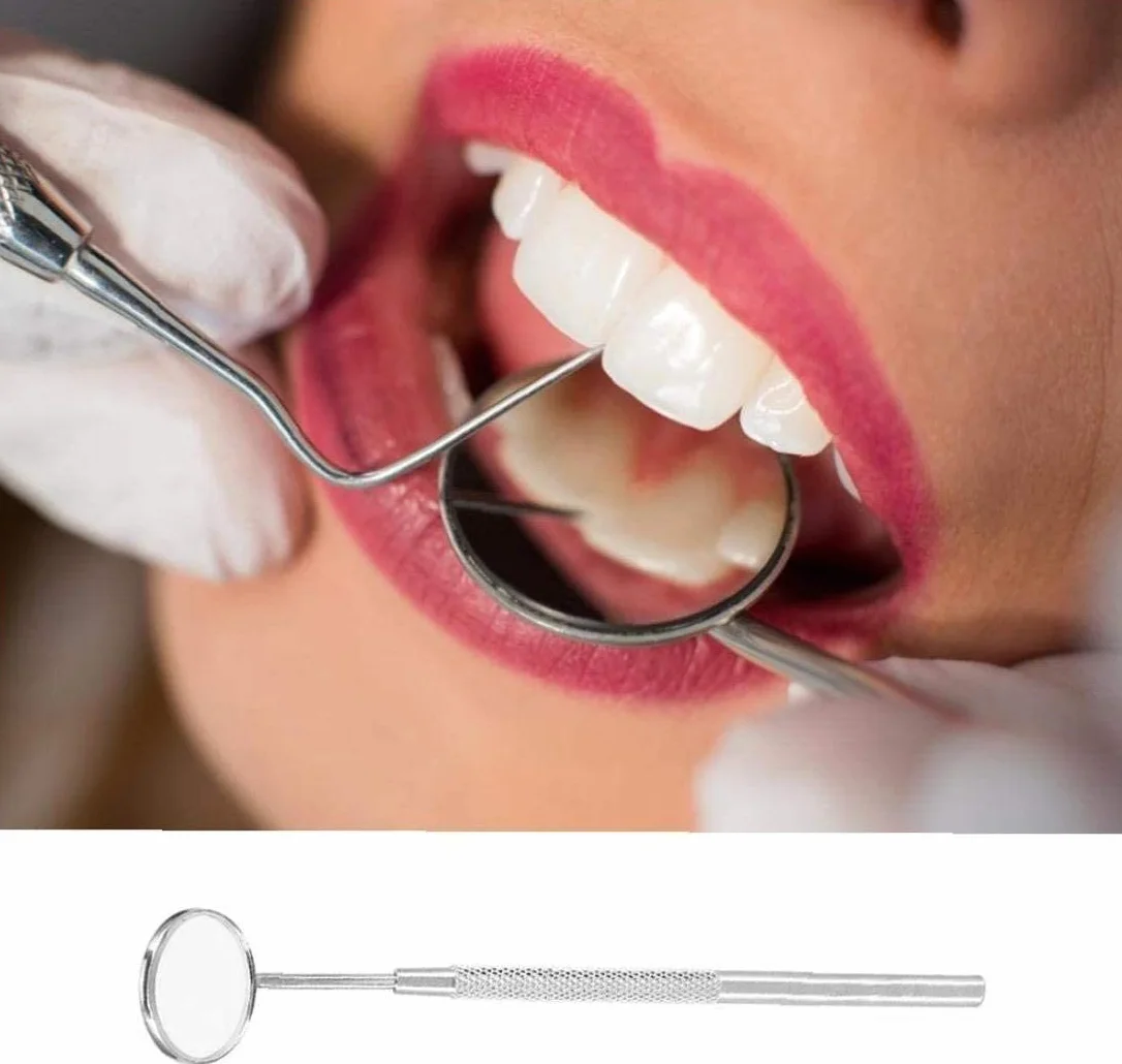 Lusterko dentystyczne ze stali nierdzewnej bez zaparowania narzędzie do higieny jamy ustnej