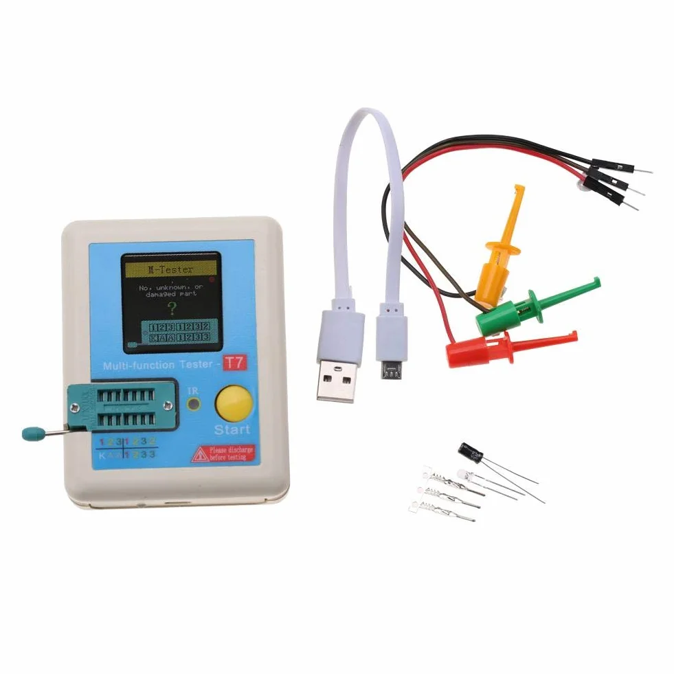 Transistor-Tester LCR-T7 TFT Transistor-Tester Farbige Grafikanzeige Multifunktions