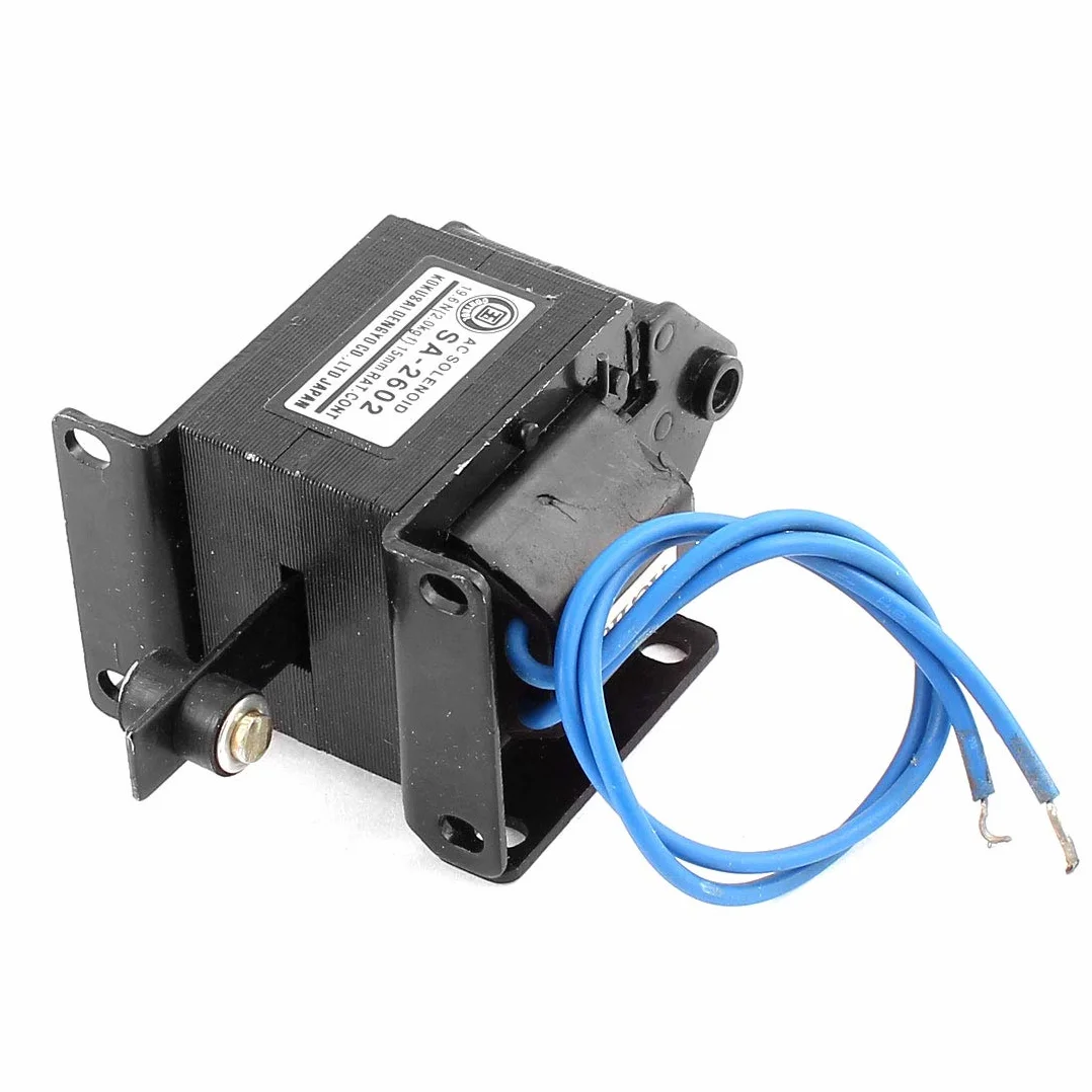 Aexit AC 110V 15m_m 19,6N Elektromagnes trakcyjny z magnesem podnoszącym typu Push Pull(Électro-aimant de traction de solénoïde de traction d'aimant de levage de type 110 ν CA de 15 mn 19.6N