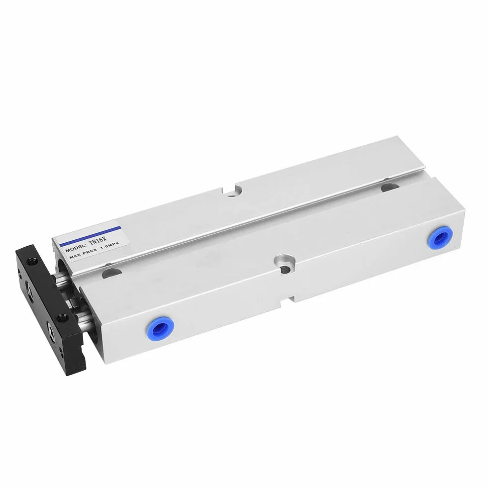 Cylinder podwójnego działania, siłownik pneumatyczny, 01-09MPa wysoce precyzyjny cylinder powietrza TN16, silne utlenianie (TN16 x 150-S)