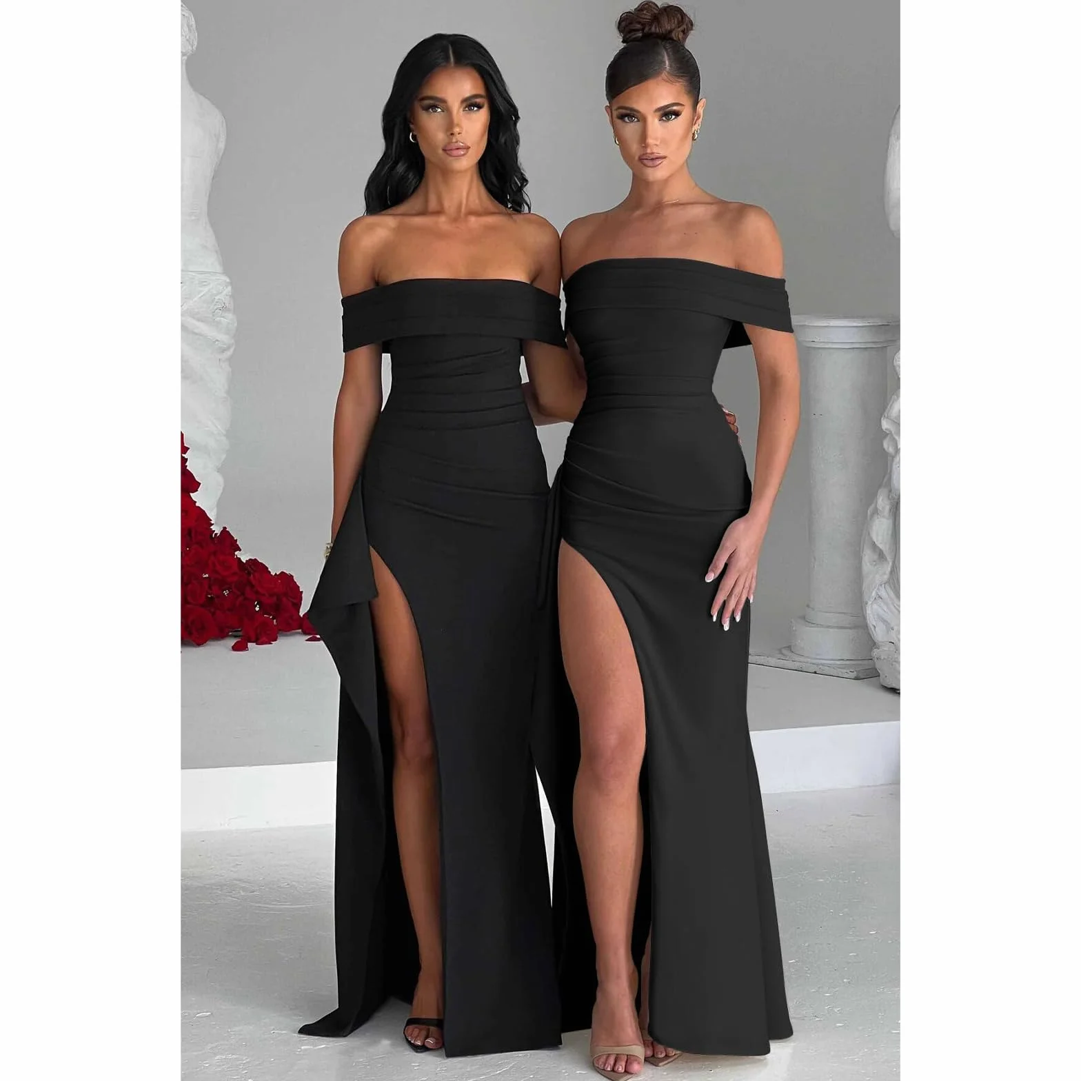 Sukienka imprezowa dla kobiet seksowne sukienki rozcięte bodycon sukienki na jedno ramię formalne rozcięcie sukienka moda slim fit długa sukienka wieczorowa dla gości weselnych na imprezę