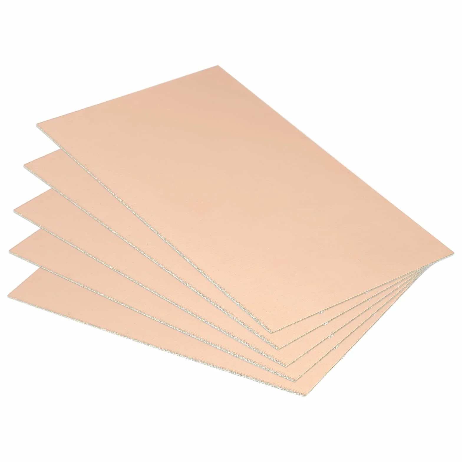 PATIKIL FR4 jednostronna miedziana okładzina, 5 szt. 100 x 70 x 0,8 mm płytka laminowana PCB