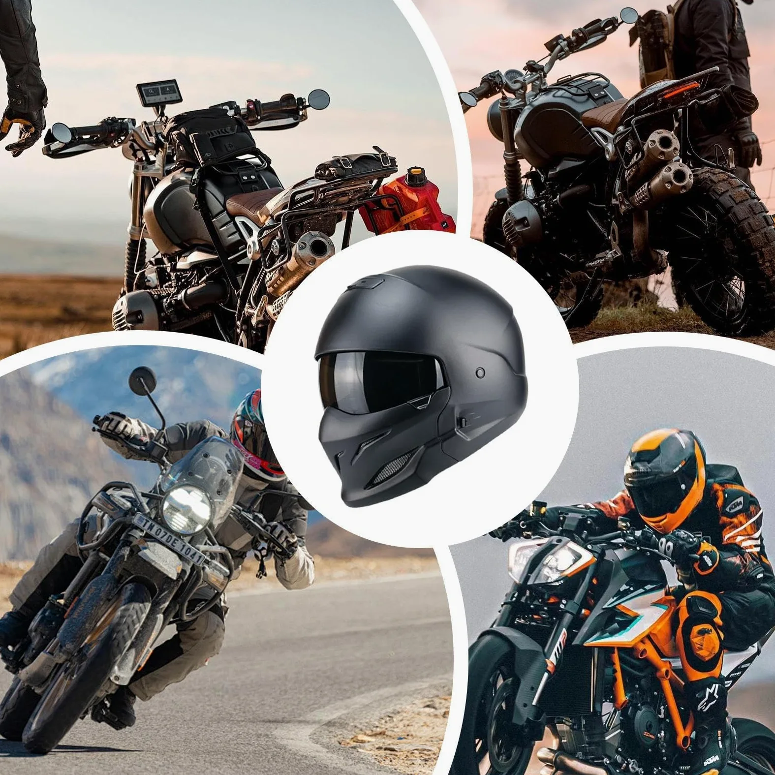 Czapka ochronna motocyklowa, zdejmowana, motocyklowa, wytrzymała, do jazdy na rowerze, twarda do wyścigów szosowych, dla dorosłych
