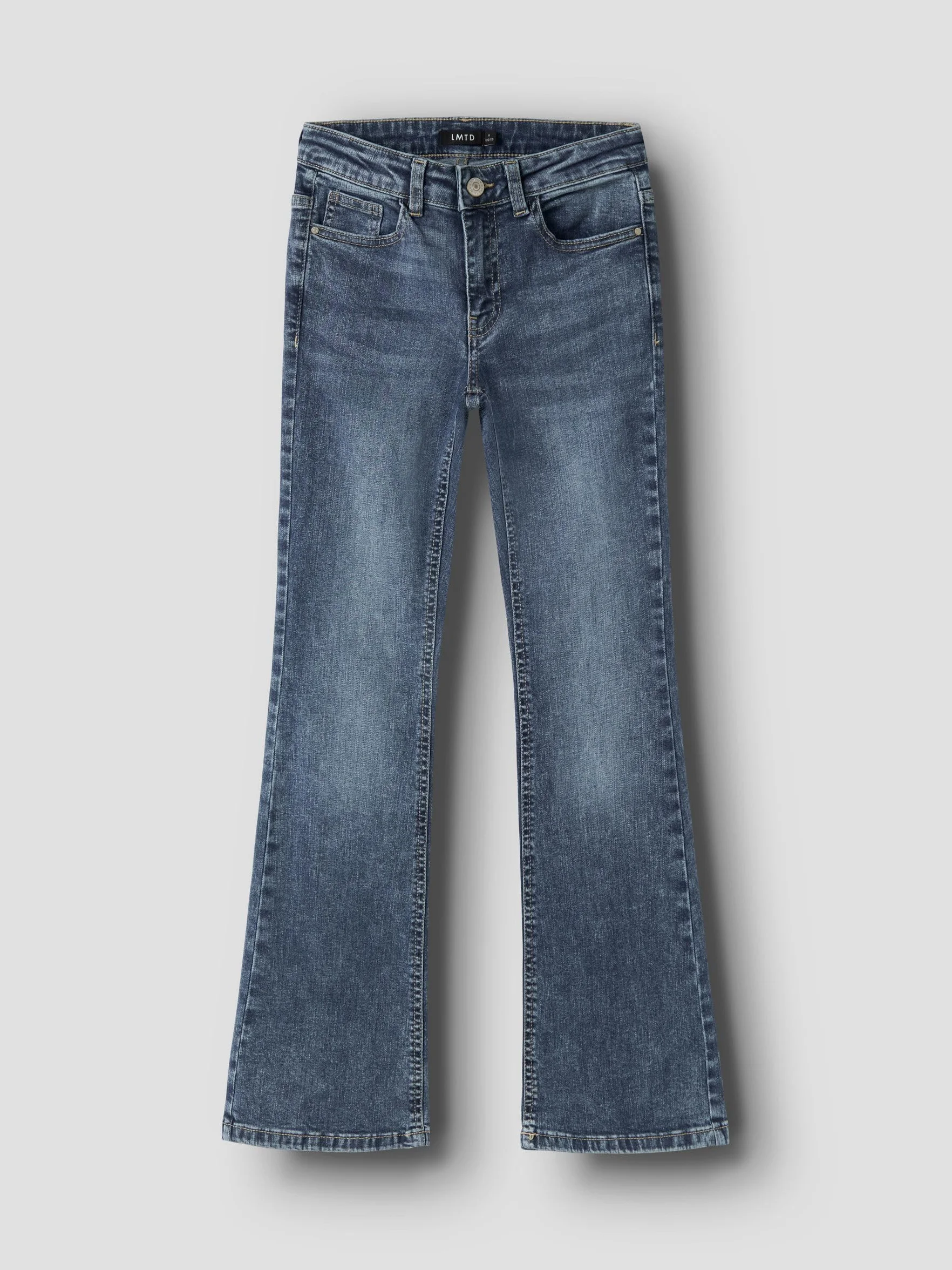 Lmtd Nlfbli Dnm Lw S Flared Pant Noos - Nlfbli Dnm Lw S Flared Pant Noos Kobiety