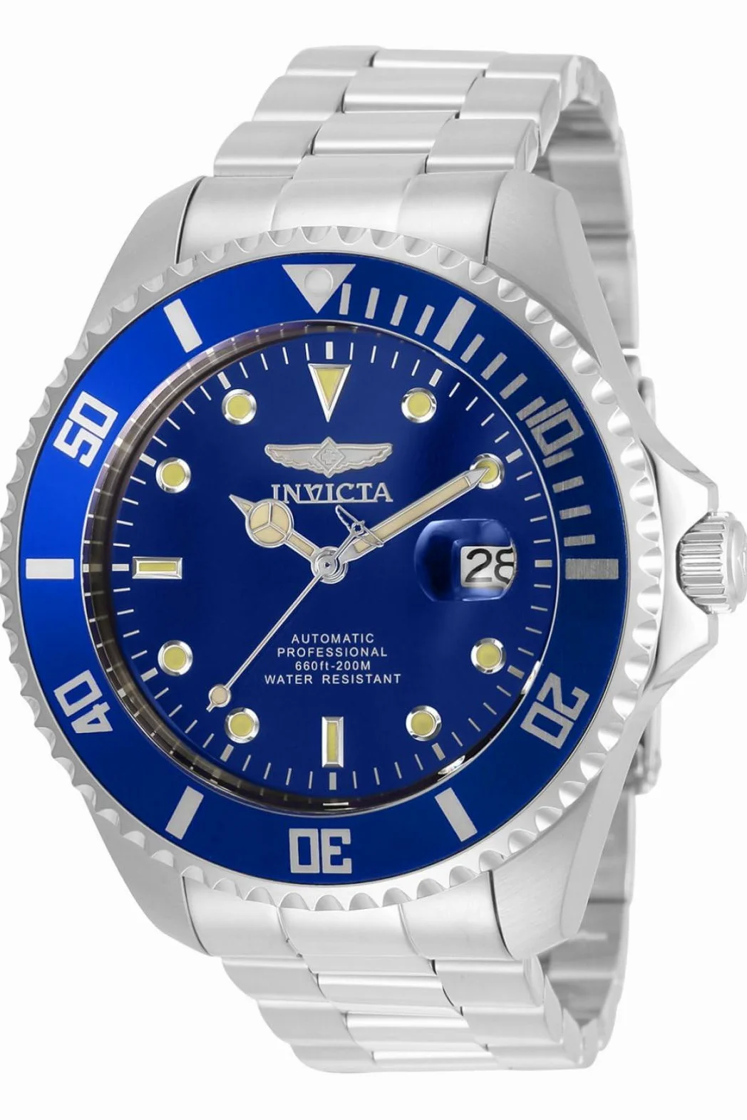 Invicta Pro Diver Męski zegarek automatyczny ze stali nierdzewnej - 47 mm