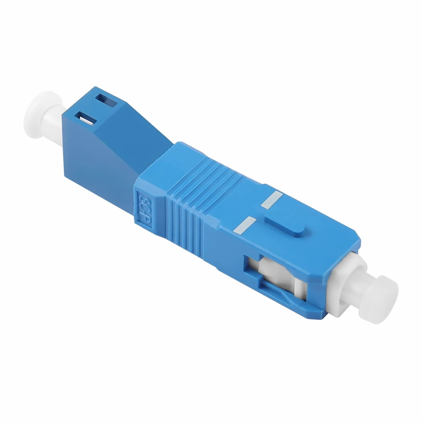 QIANRENON SC męski na LC żeński jednomodowy adapter SM 9/125μm SC/UPC na LC/UPC hybrydowy konwerter simplex, do światłowodowych sieci/paneli krosowych, optycznego miernika, czerwonego pióra