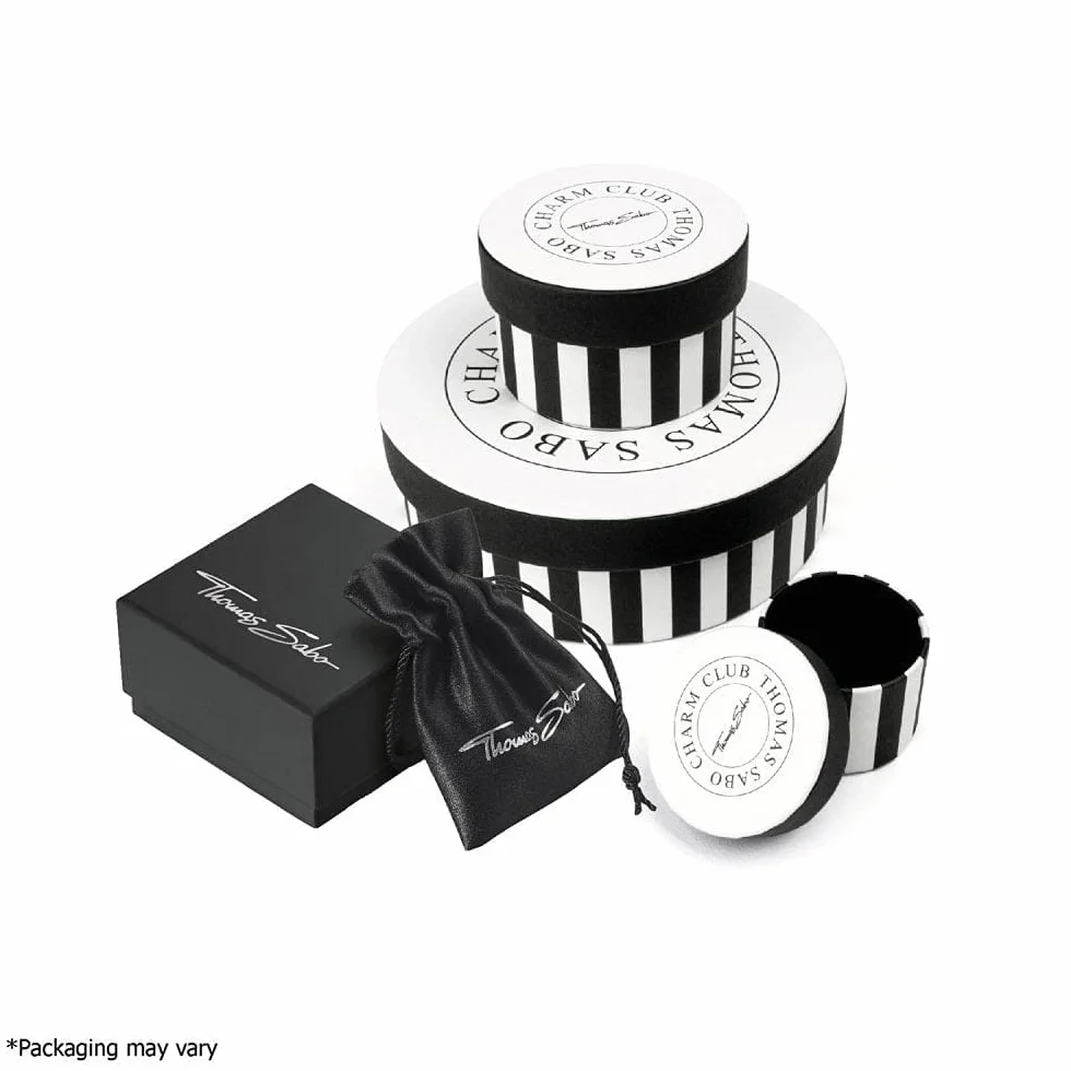 Thomas Sabo Damen-Charm Club Anhänger Infinity 925 Silber Zirkonia weiß - 1248-051-14