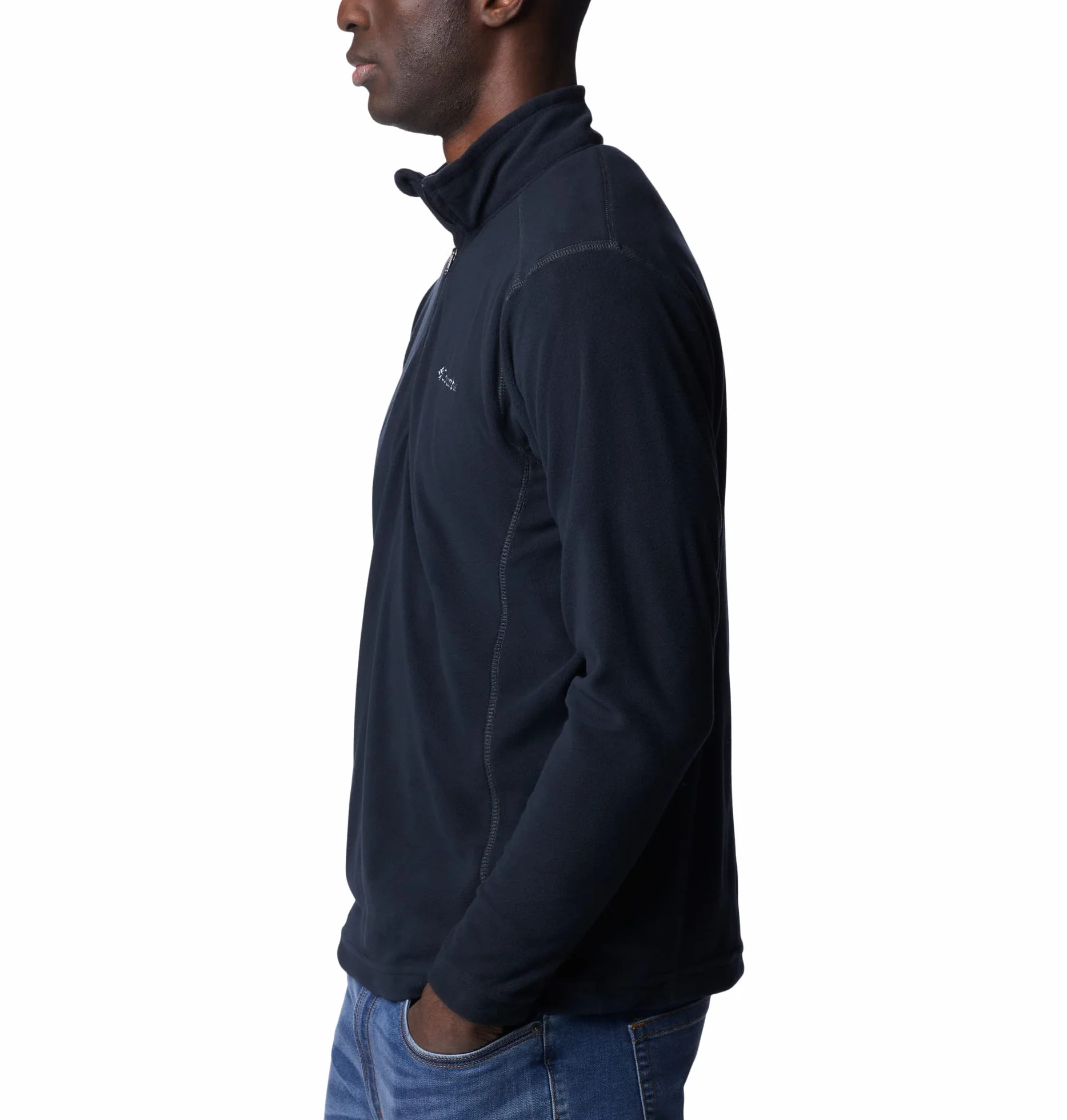 Columbia Klamath Range 2 Half Zip, Bluza Polarowa Mężczyźni, Black, XL