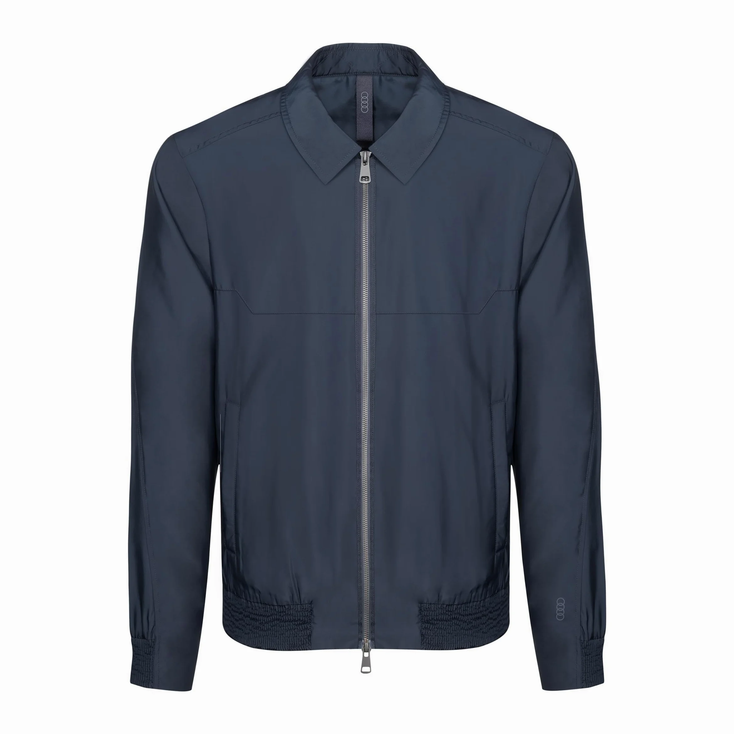 Audi collection Audi Blouson męska kurtka przejściowa, szara, rozmiar XL, 100% poliester, elastyczne ściągacze, nowoczesna, elegancka Mężczyźni Audi Blouson, Herren, Grau
