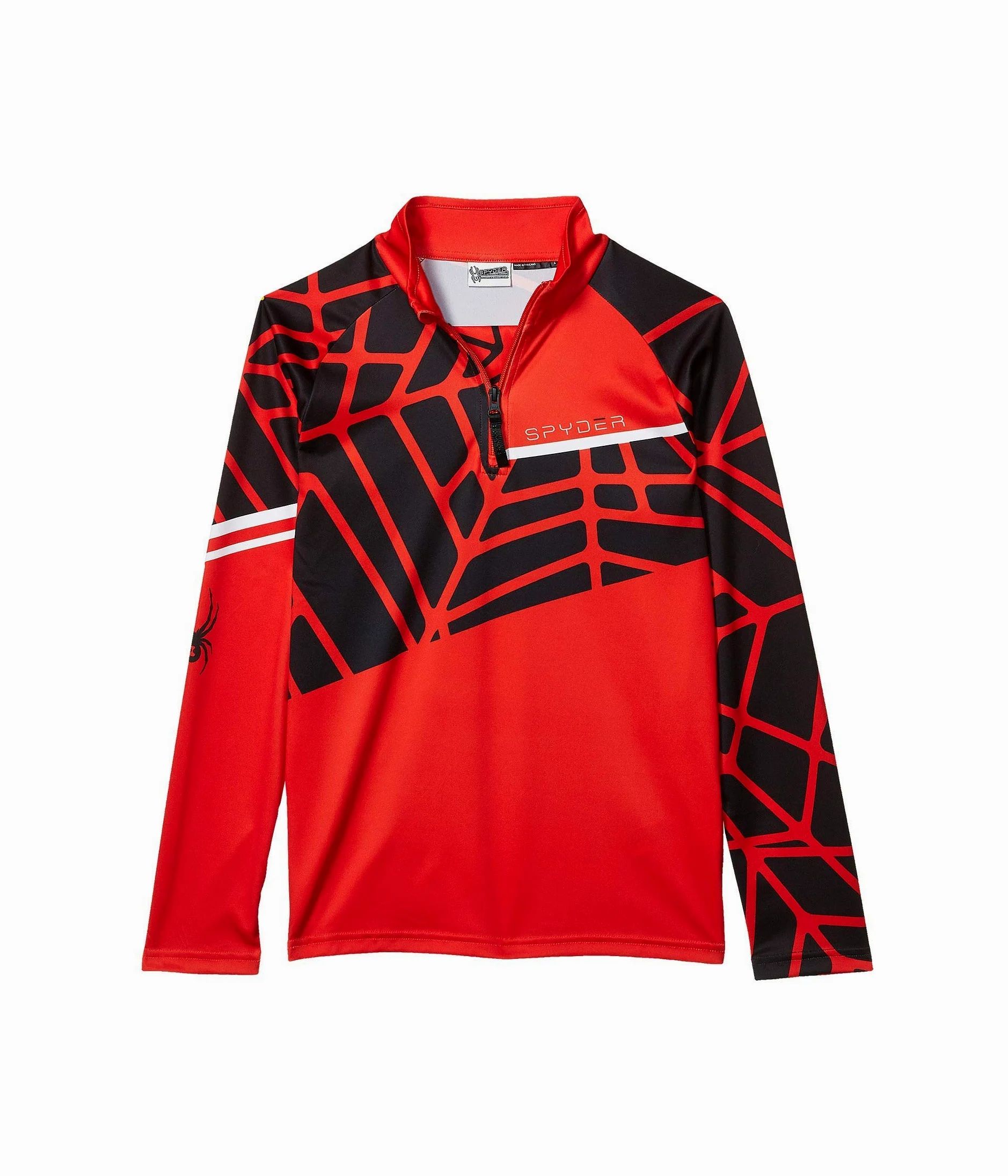 Spyder Koszulka termiczna Chłopcy Hideout Zip T-neck
