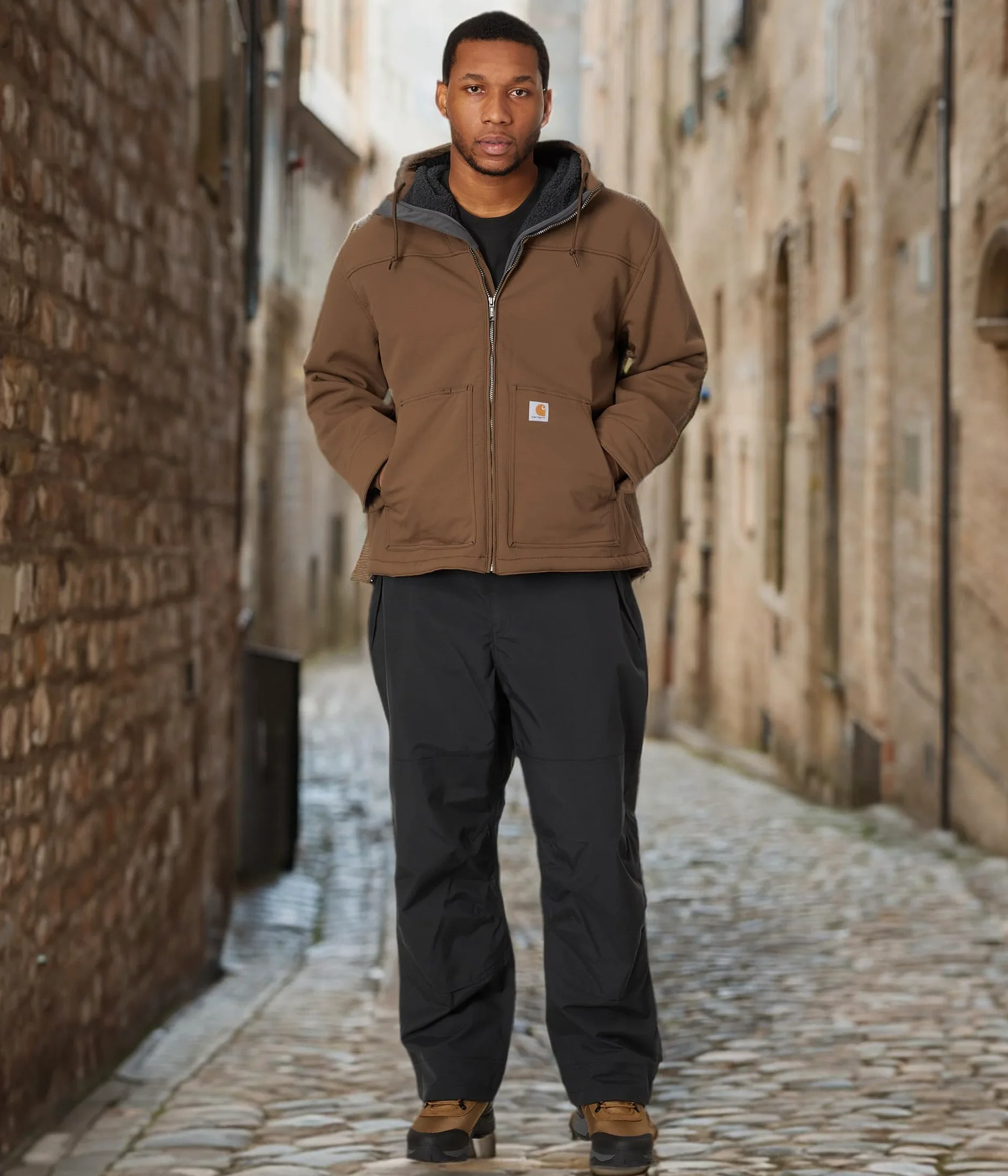 Carhartt Męski 105001 Super Dux Relaxed Fit Sherpa-Lined Active Jac