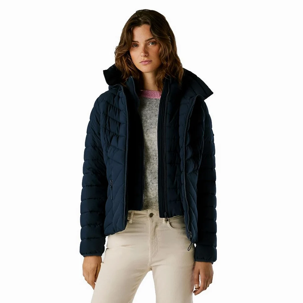 Pepe Jeans Damska kurtka SANN SHORT, niebieska (DULWICH BLUE), M, Niebieski (DULWICH BLUE), M