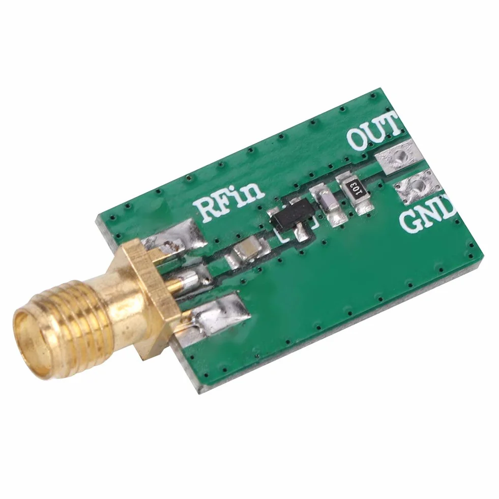 Moduł Detektora RF, moduł Detektora RF, Miernik Mocy RF Logarytmiczny Detektor Testujący AM 0,1-3200 MHz Wysoka czułość, Logarytmiczny