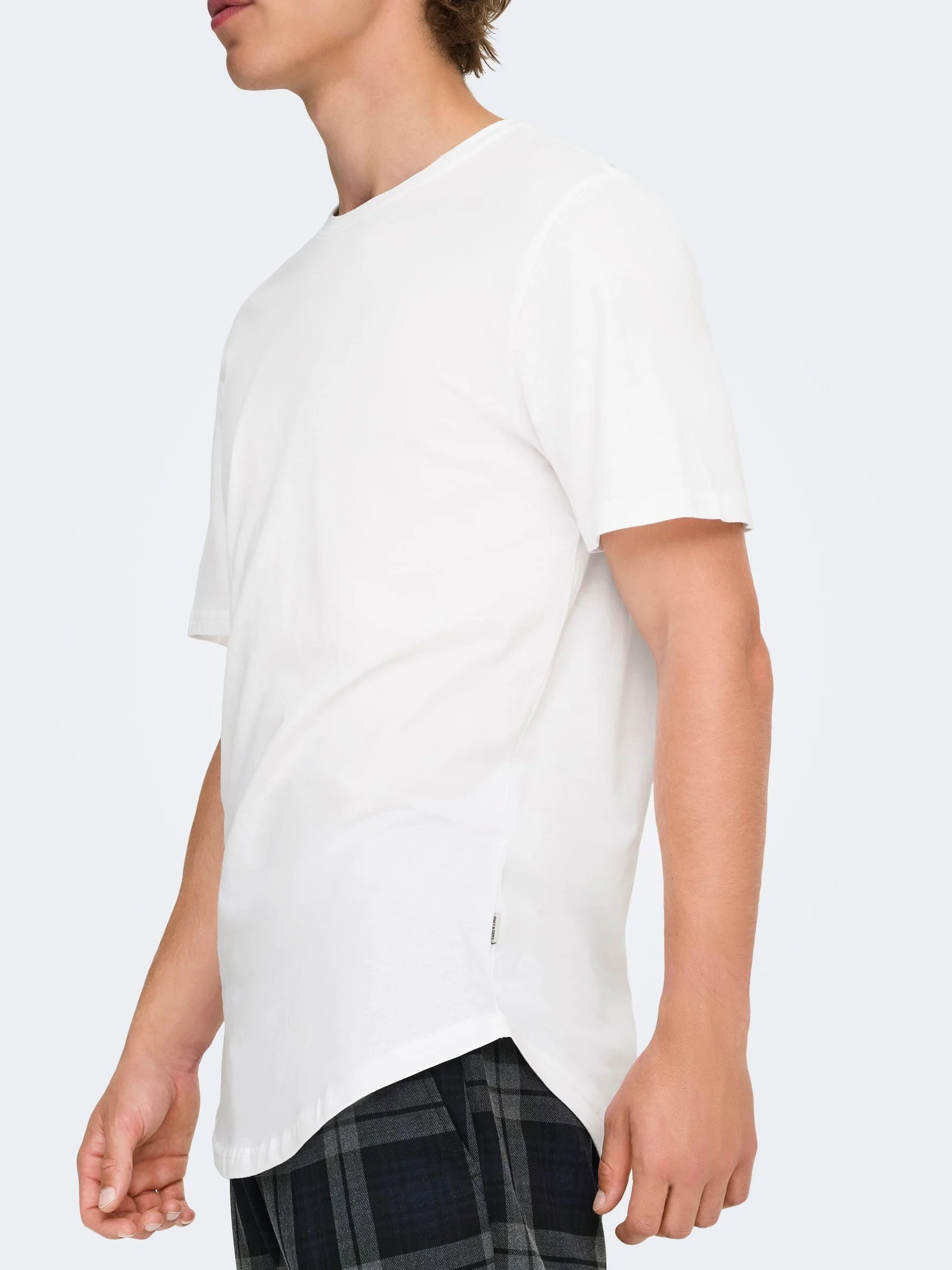 Only & Sons Koszulka Mężczyźni Onsmatt Longy Ss Tee Noos