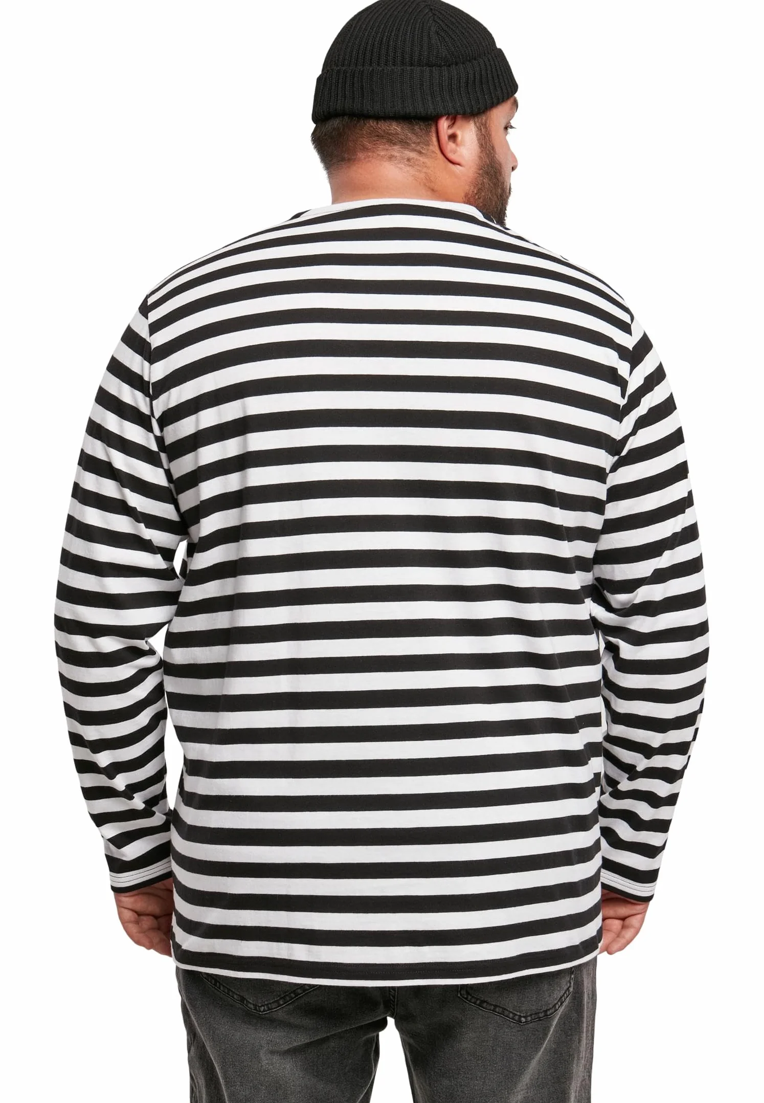 Urban Classics Koszulka Mężczyźni Regular Stripe Ls