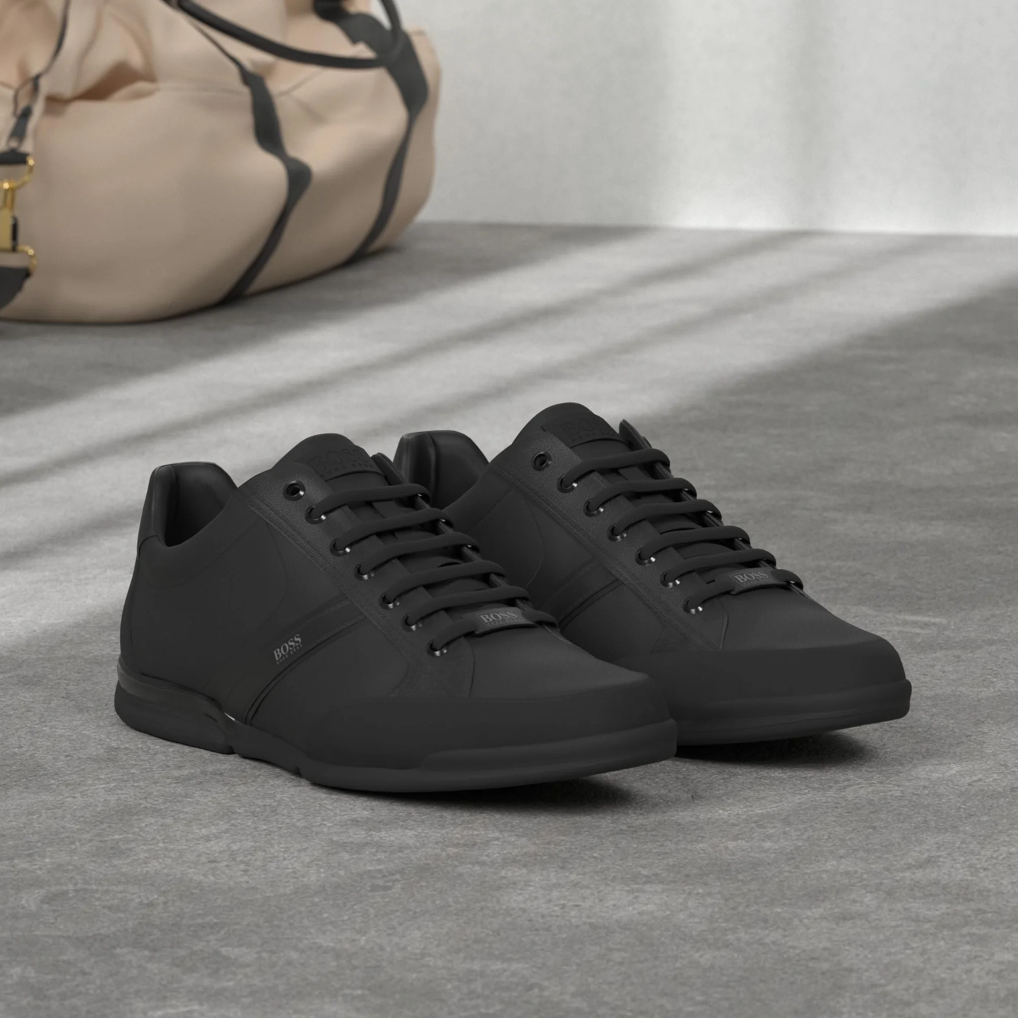BOSS Mężczyźni Saturn Low Profile Low Top SneakerAdidasy