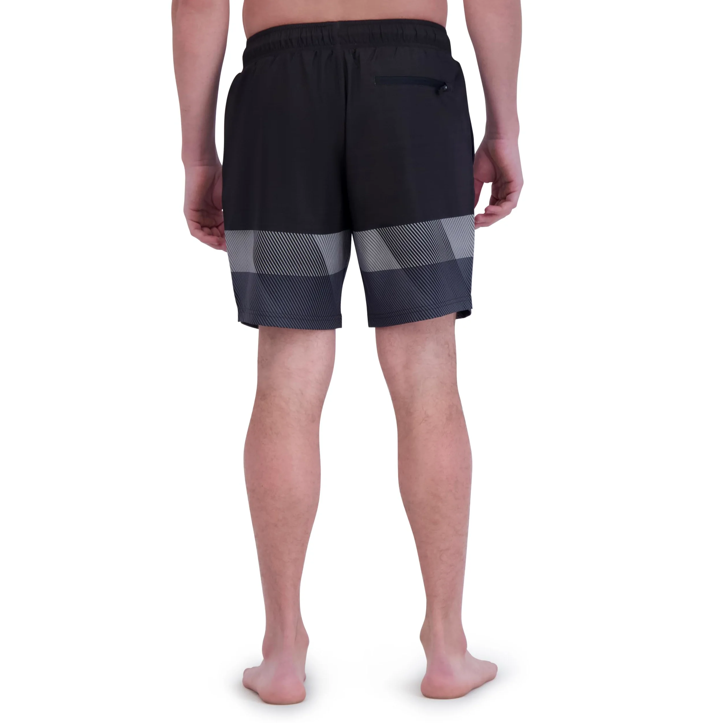 Spyder Spodenki kąpielowe Mężczyźni Swim Trunks, Stretch, Quick-dry, 7-inch Board Shorts, Upf+, Pockets, Compression Brief Liner