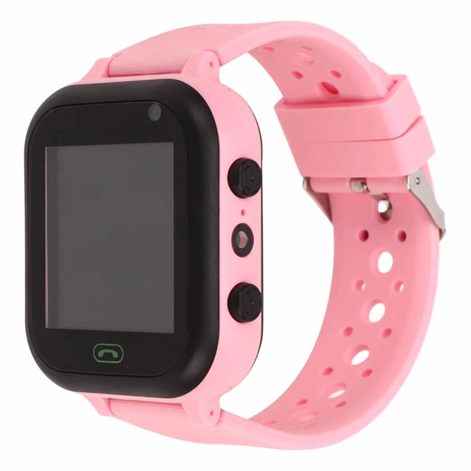 Inteligentny Zegarek Dla Dzieci IP67 Wodoodporny Smart Watch GPS Wideo Rozmowa Różowy
