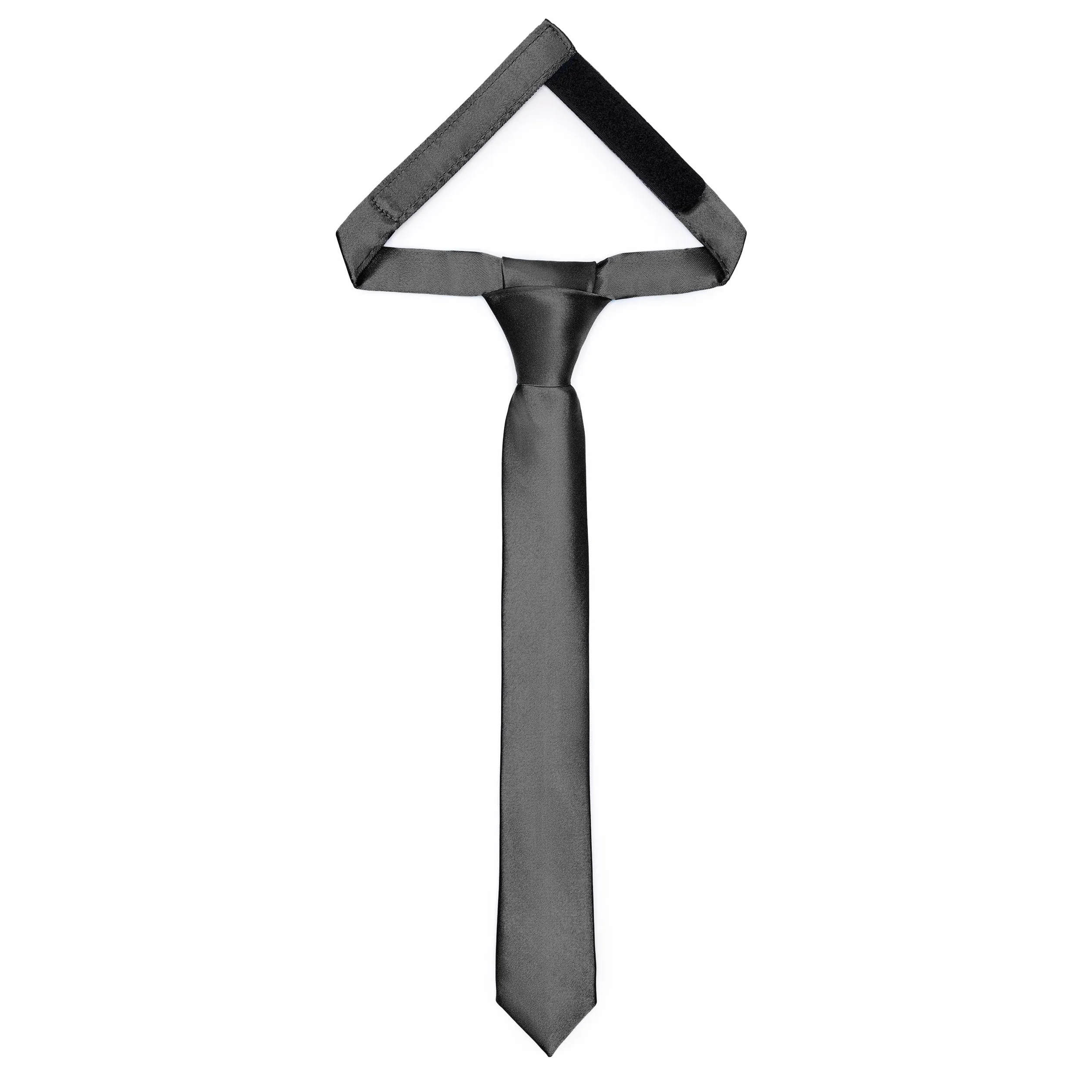 Ladeheid dziecięcy krawat dla chłopców - Elegancki matowy wygląd, gotowy z elastycznym paskiem, idealny na specjalne okazje - stylowa przypinka, 31 cm x 4 cm TKS