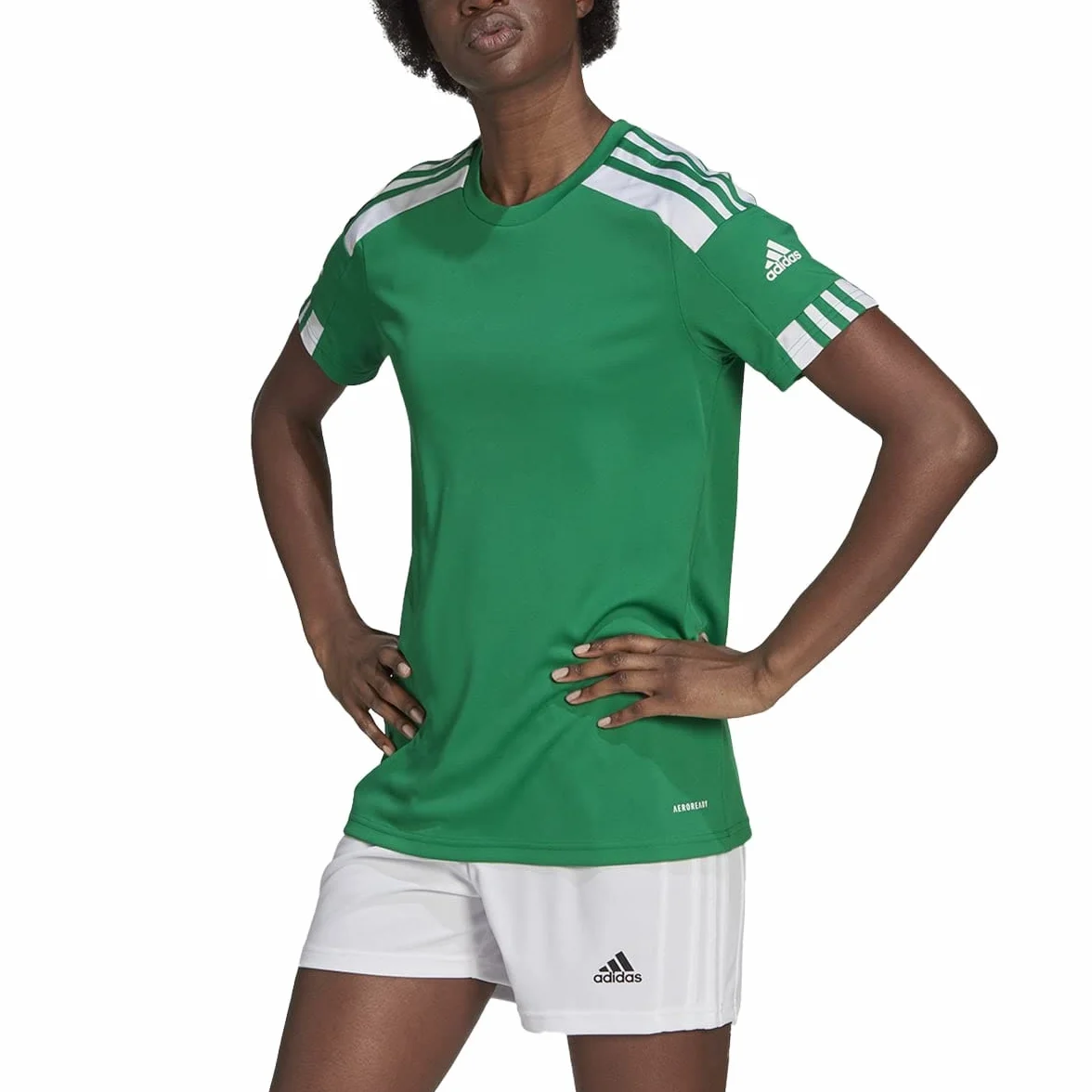 adidas Kobiety Squadra 21 Jersey, Team Green/White, XS