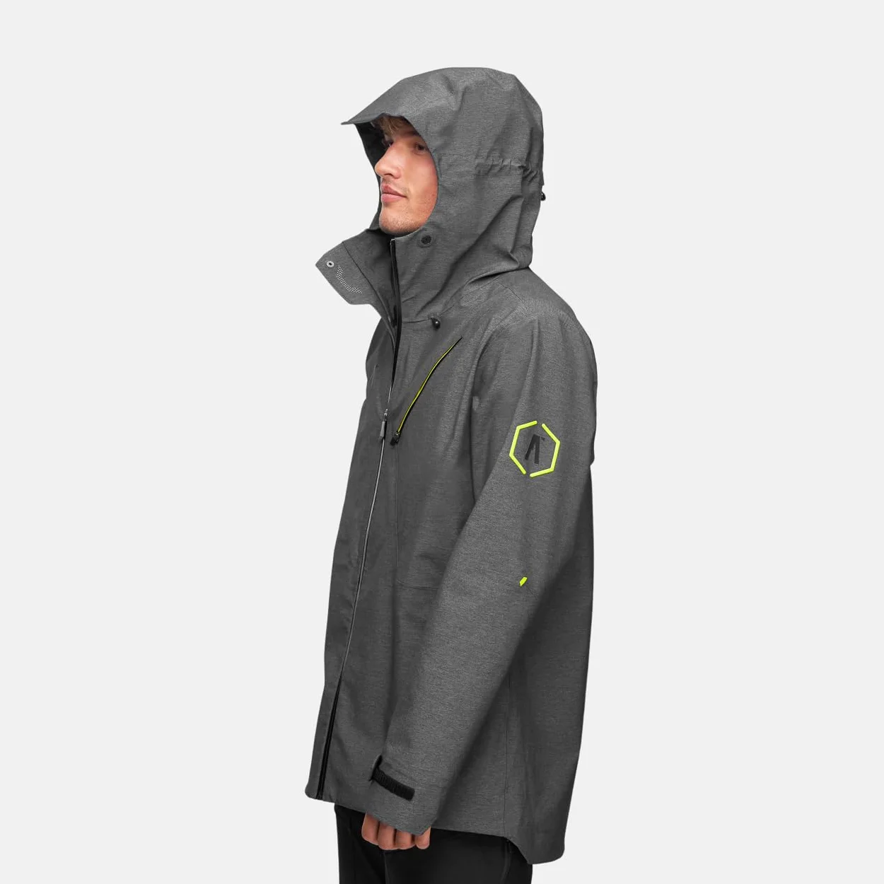 Alpinus Kurtka męska hardshell 3-warstwowa Stromlo czarna Pro MK18821