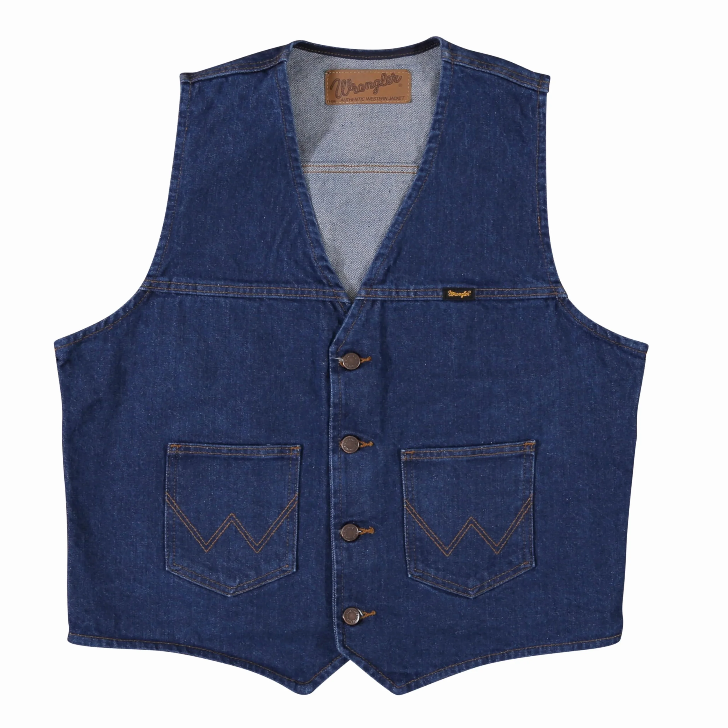 Wrangler Kamizelka Mężczyźni Unlined Denim Vest (1 w zestawie)