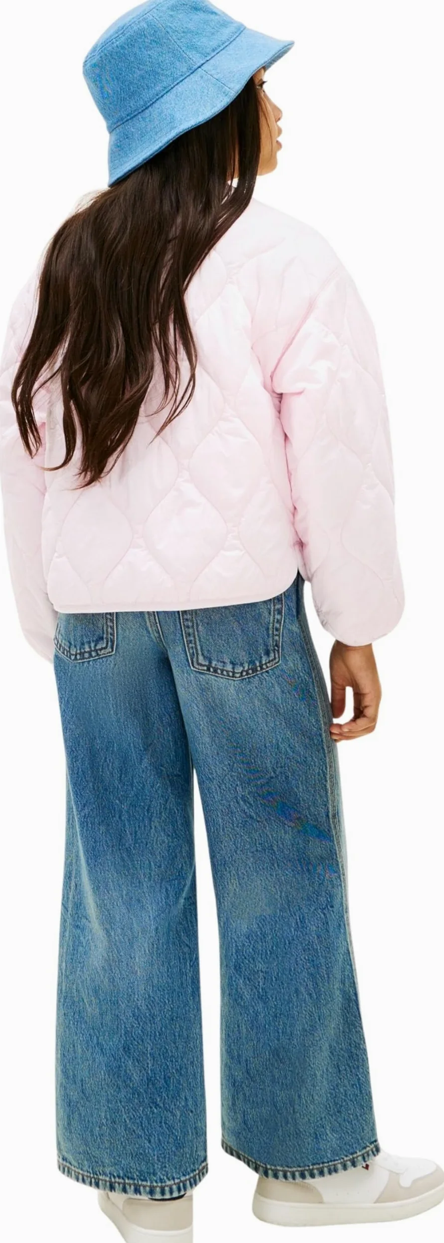 Tommy Hilfiger Pikowana kurtka dziewczęca KG0KG09373, różowa (różowa), 8 lat