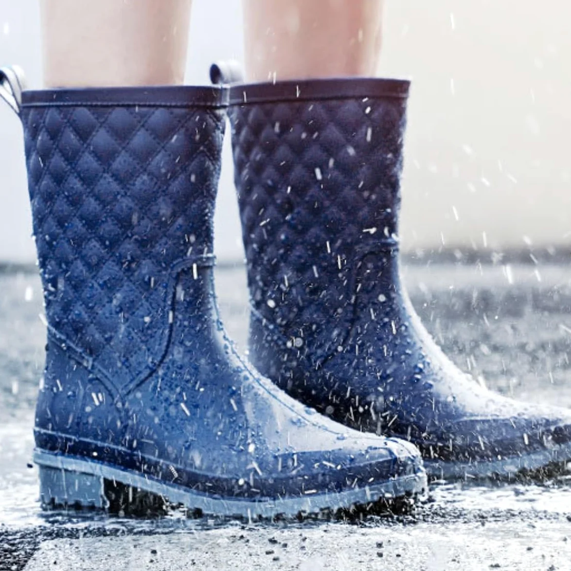 Buty Przeciwdeszczowe Damskie Buty Do Wody Z Antypoślizgową Wkładką, Plastikowe Wodoodporne, Przeciwdeszczowe, Outdoorowe Modne