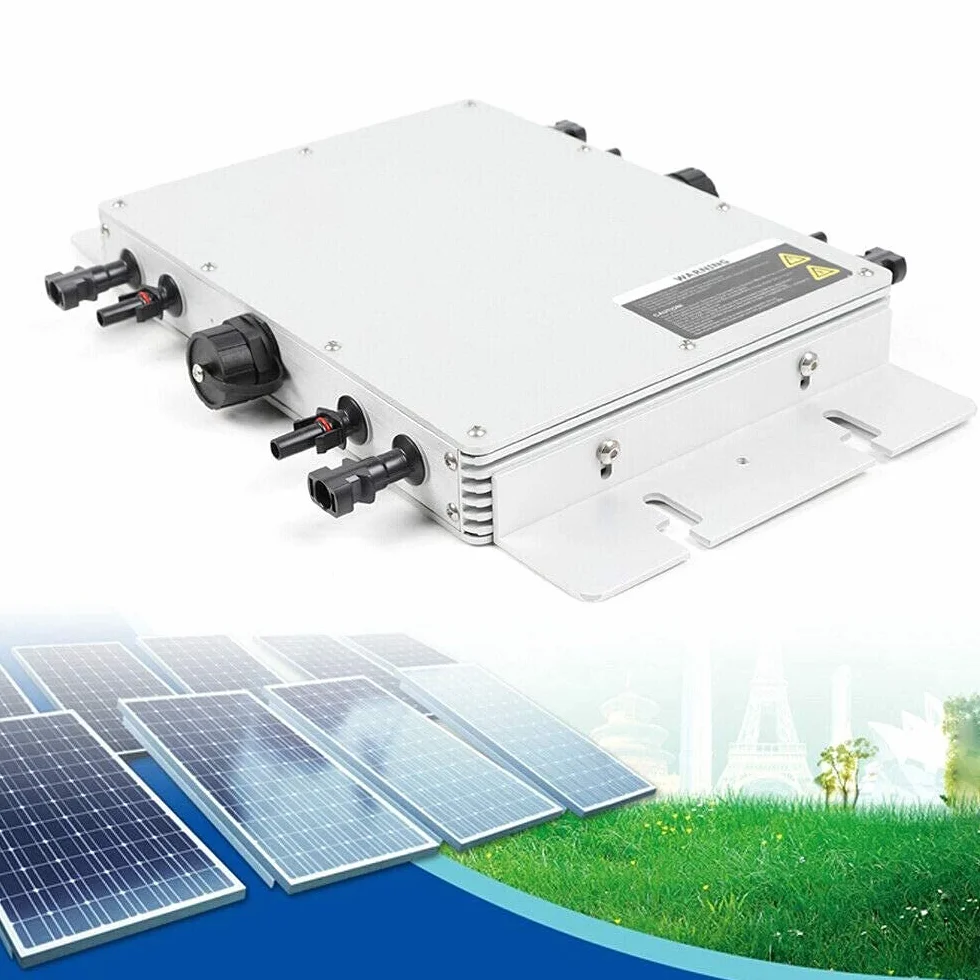 Moduł inwertorowy solarny z mikroinwerterem, IP65, wodoszczelny, mikrofalowy, falownik fotowoltaiczny, 300 W/600 W/1200 W (600 W)