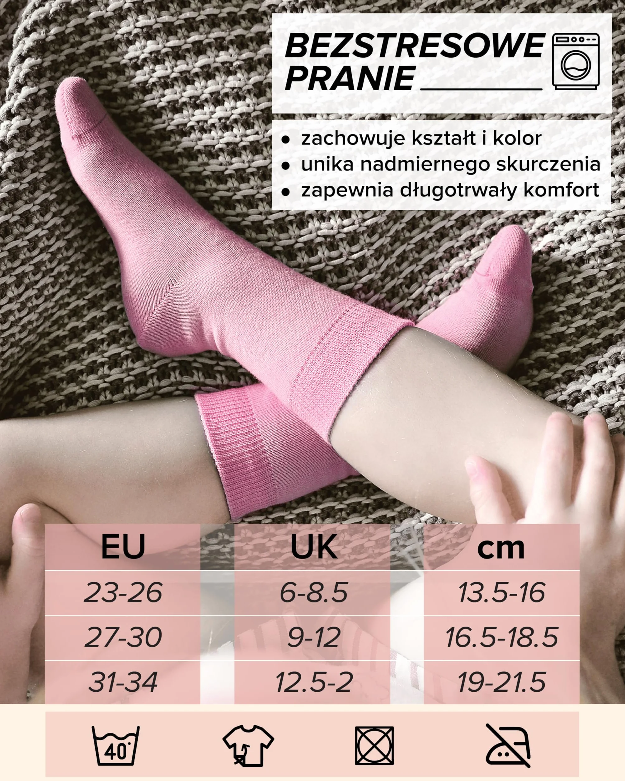 VITSOCKS Skarpetki 98% BAWEŁNA dla Dzieci Cienkie Miękki (3 PARY) Chłopięce Dziewczęce