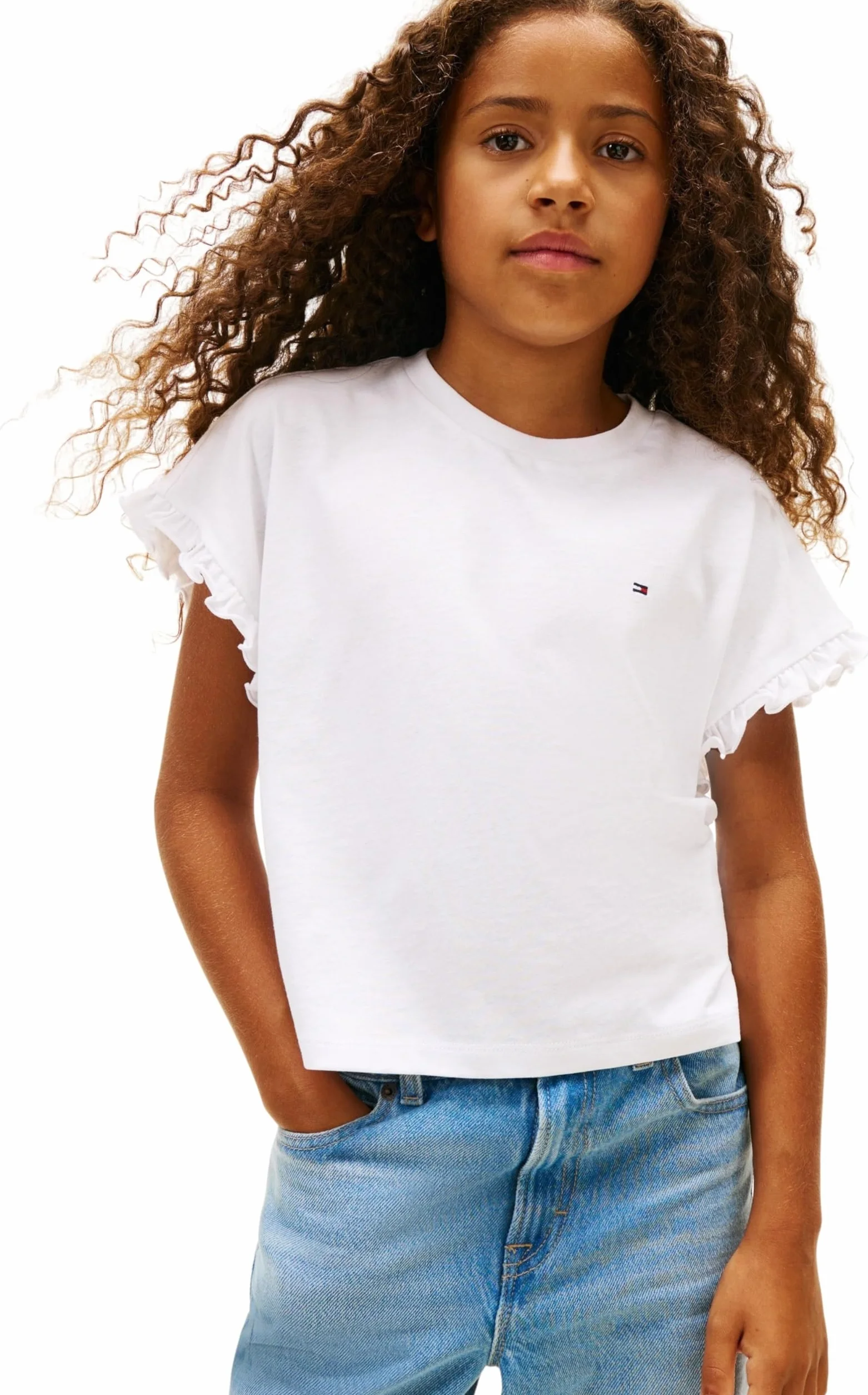 Tommy Hilfiger Inne topy Dziewczynki Essential Top Ss Kg0kg08970