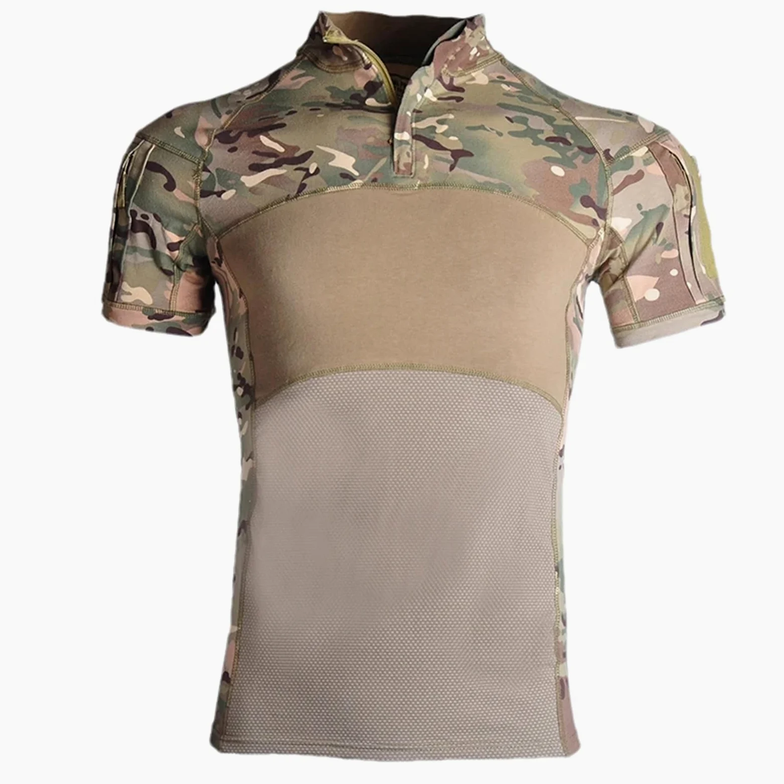 Męska koszulka taktyczna Army Short Soldiers Military Clothing Combat T-Shirt Cp Camo1 Koszule Koszulki Topy