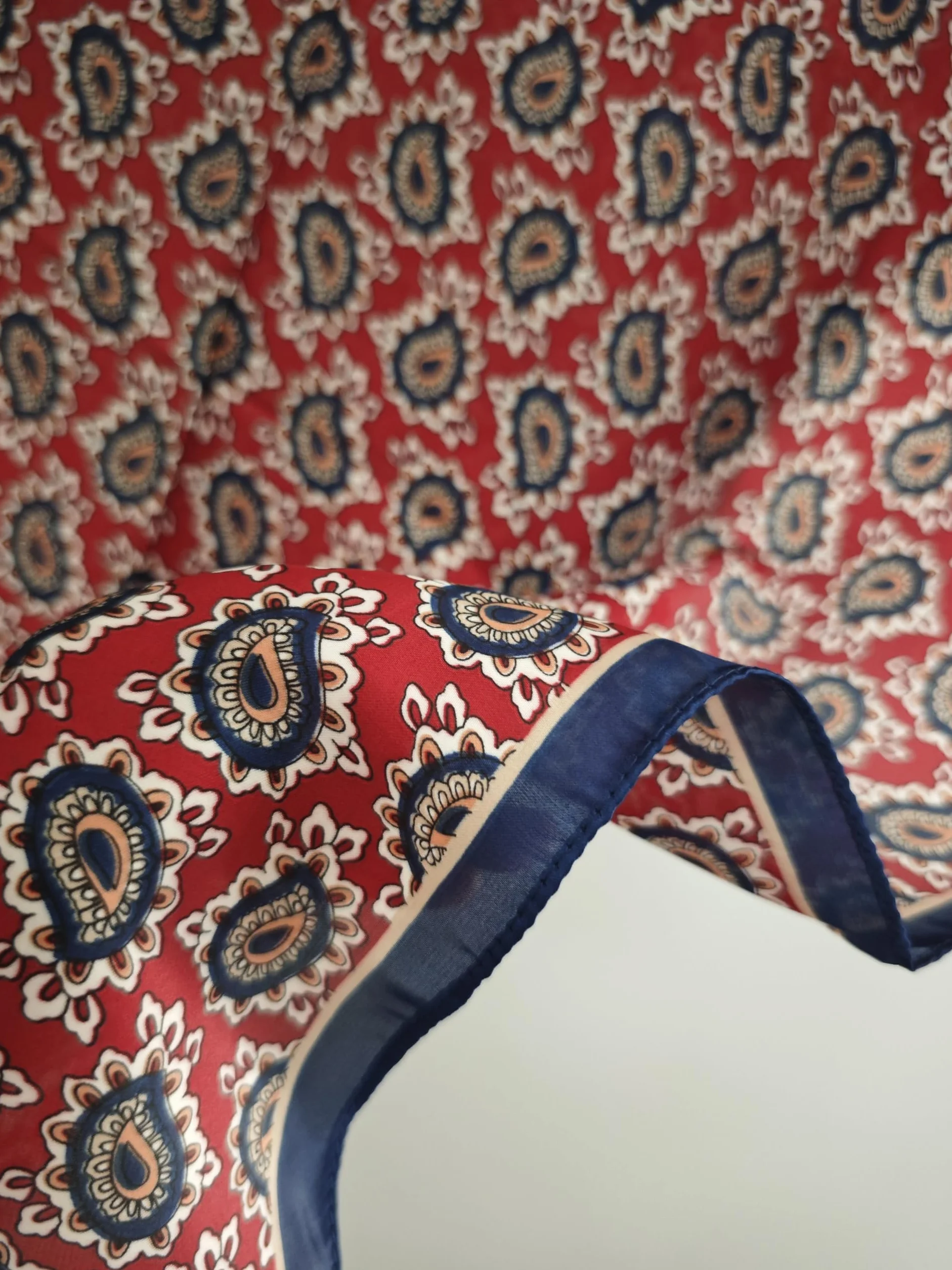 GIMIRO Kobiety 70 x 70 cm szalik symulowany jedwabny kwiaty szalik krawat pepitka bandana