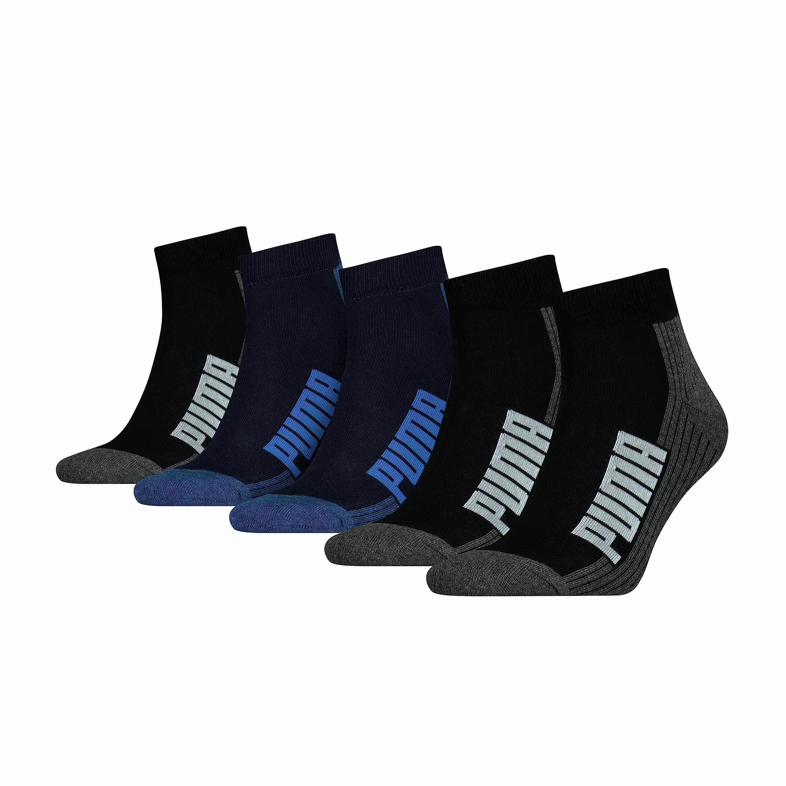 PUMA skarpetki UNISEKS PUMA Unisex BWT Cushioned Quarter Socks (5 pack)