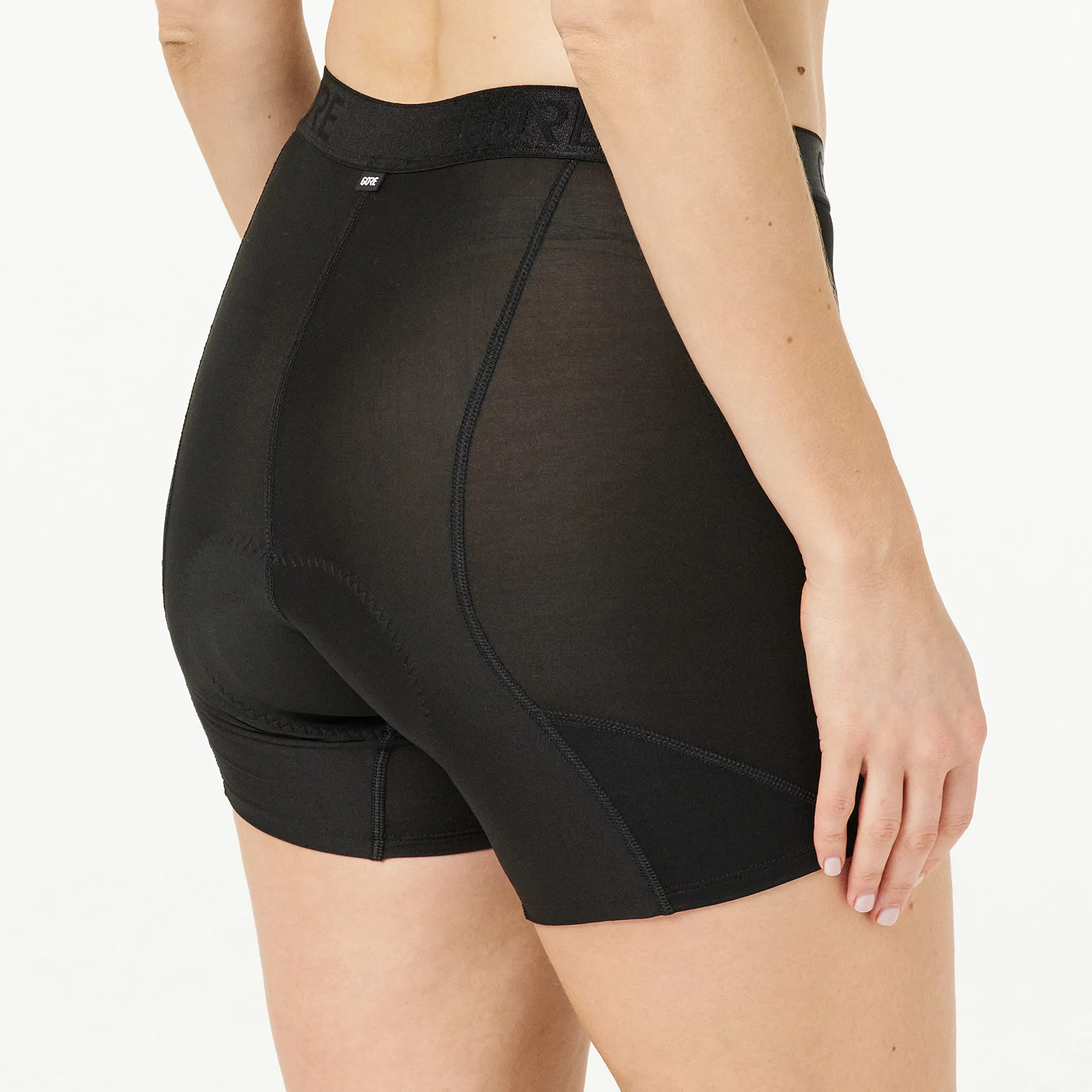 GORE WEAR C3 Base Layer Shorty+, Spodenki Rowerowe Kobiety, Black, 38