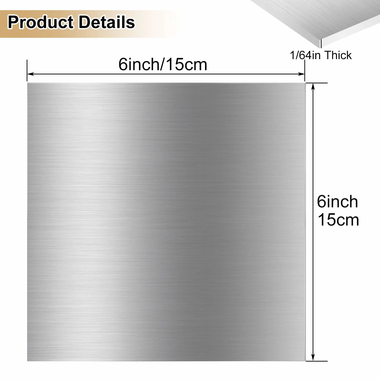 20 sztuk płyt aluminiowych 0,5 mm, 15 x 15 cm, blachy aluminiowej 6061, blacha aluminiowa, płyta metalowa z folią ochronną, blacha do wykrawania, płyta do ćwiczeń do modelarstwa, budowy targów,