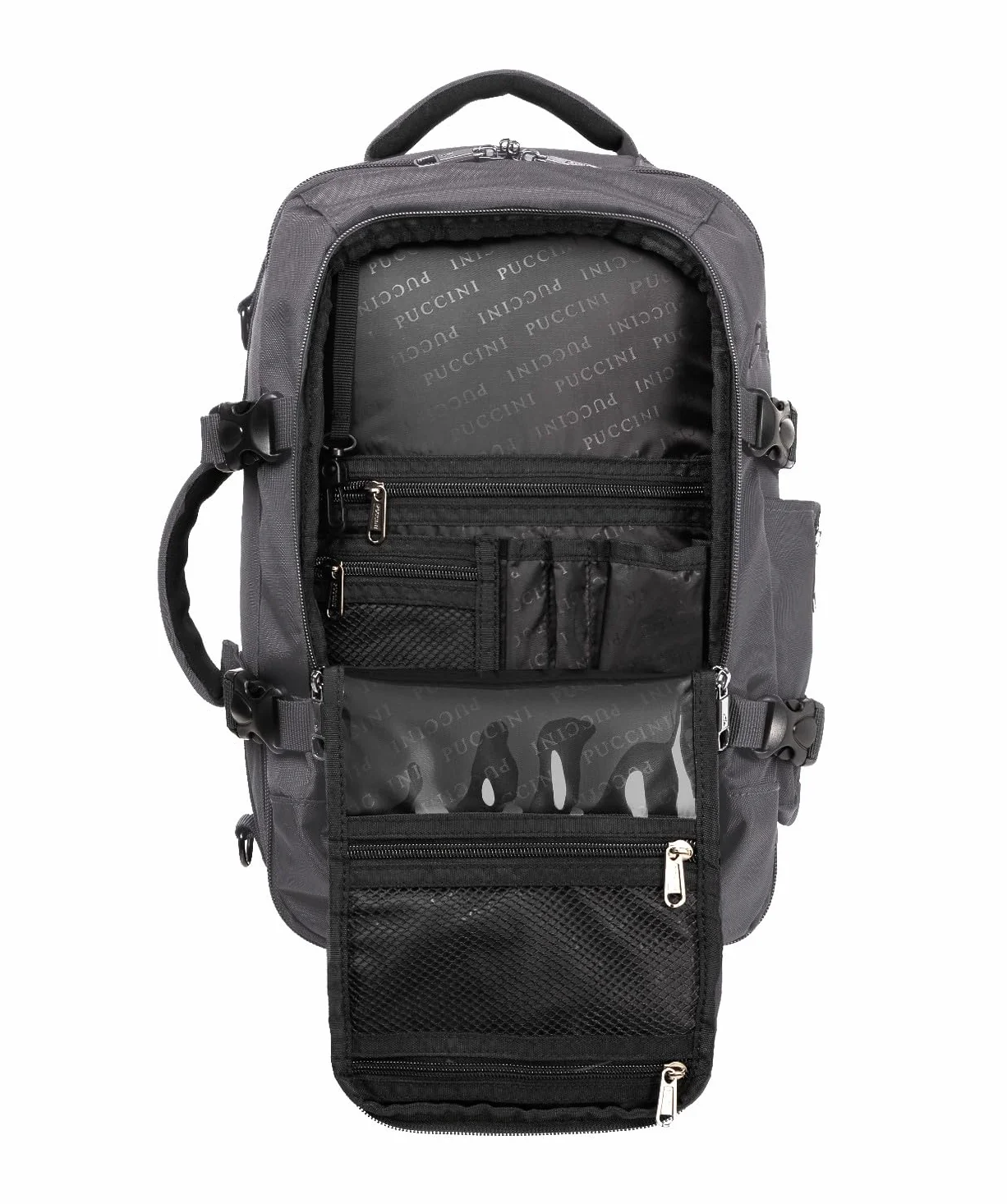 Plecak podręczny PUCCINI Easy Pack 40x20x25 cm 18 L szary