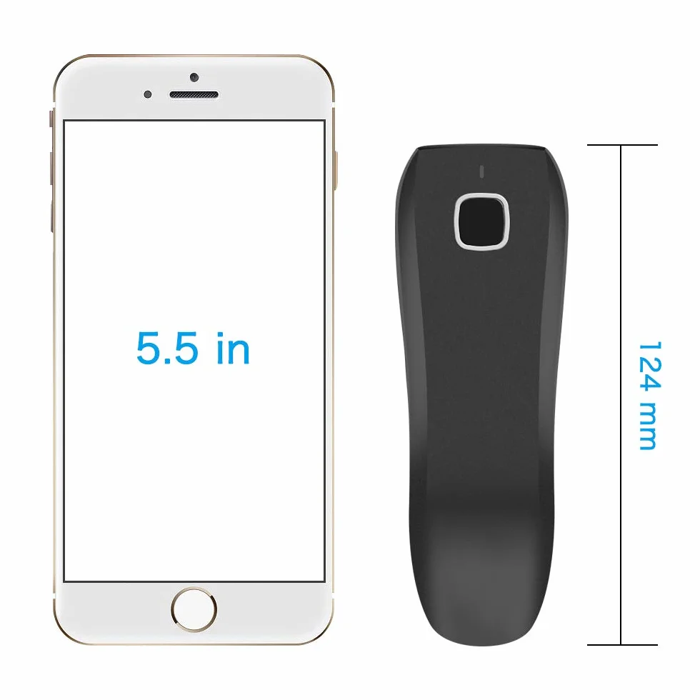 NETUM C990 Skaner kodów kreskowych Bluetooth 2D QR Bezprzewodowy kompatybilny, mały skaner kodów QR USB 1D 2D do inwentaryzacji, czytnik kodów kreskowych na tablet iPhone iPad Android iOS PC POS