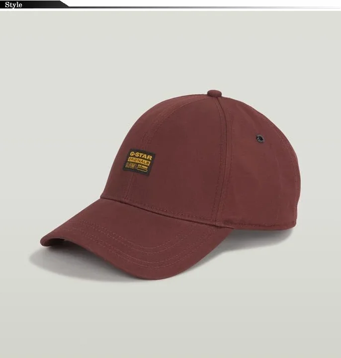 G-Star RAW Oryginalna czapka bejsbolowa, Czerwony (dk port red D03219-D715-9823), jeden rozmiar