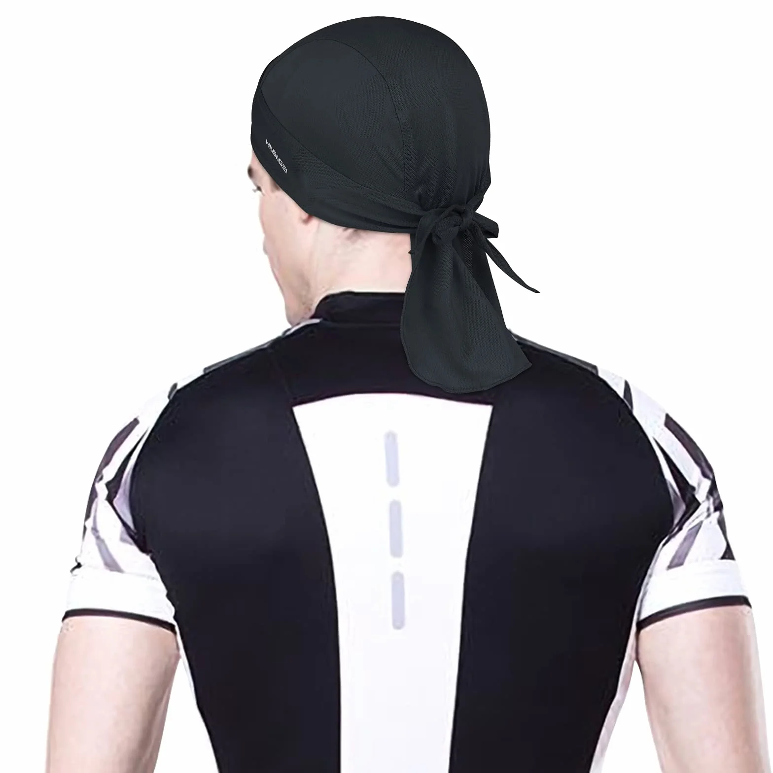 HASAGEI Sportowa bandana Cap Durag Bandana Chustka na głowę Rowerowa Nakrycie głowy Oddychająca, wchłania pot