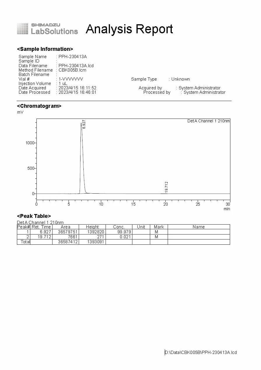 RU58841, CAS 154992-24-2, czystość 99%, 10 g, 100 mg szufla wewnętrzna
