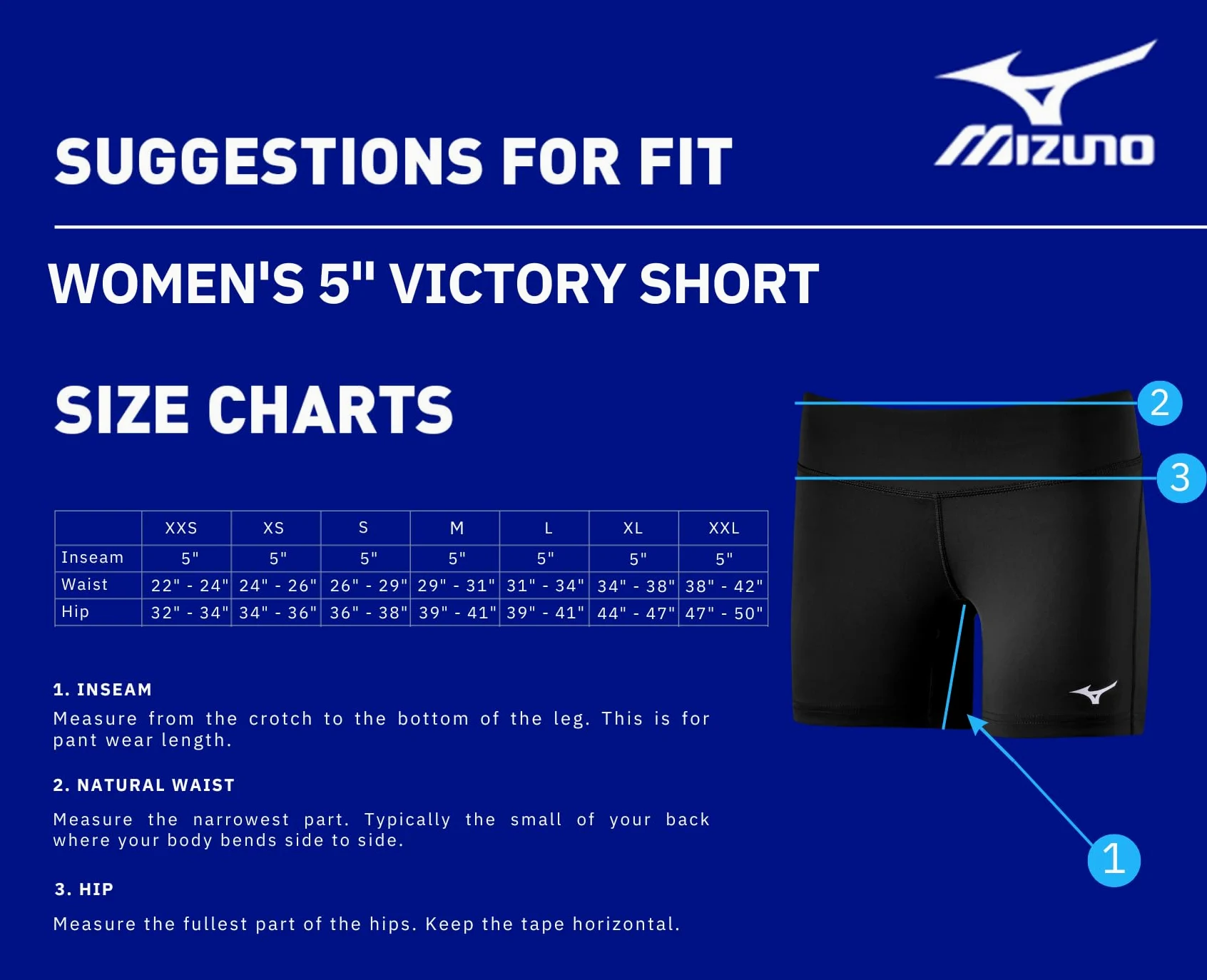 Mizuno Women's Victory 5" Inseam Volleyball Shorts - Shorty Kobiety